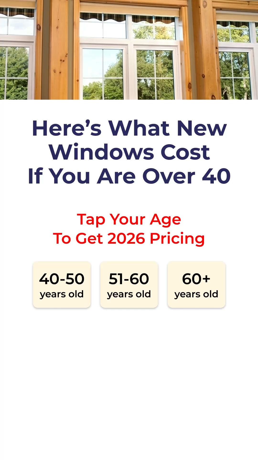 HomeBuddy.com Facebook ad: Here's What New Windows Should Cost You This Year