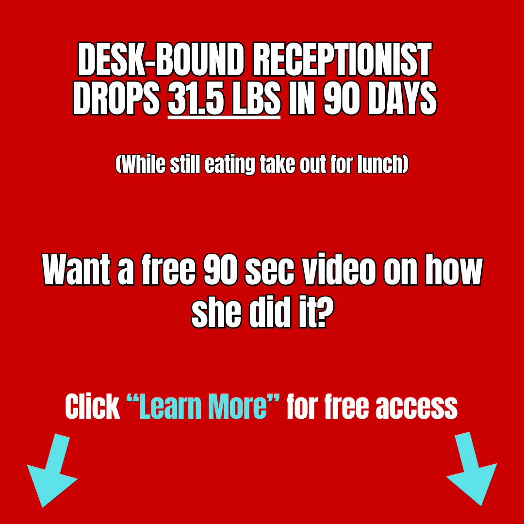 ππππππ½π Facebook ad: Busy and sedentary receptionist drops over 30 lbs