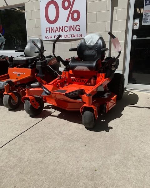 Jim Jordan Facebook ad: New Ariens Ikon 42 inch, 21.5hp Kawasaki Pro engine. $3799…