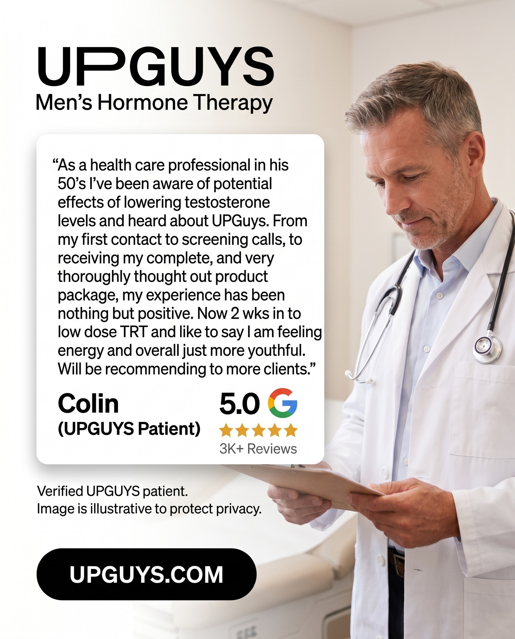 Upguyshealth Facebook ad