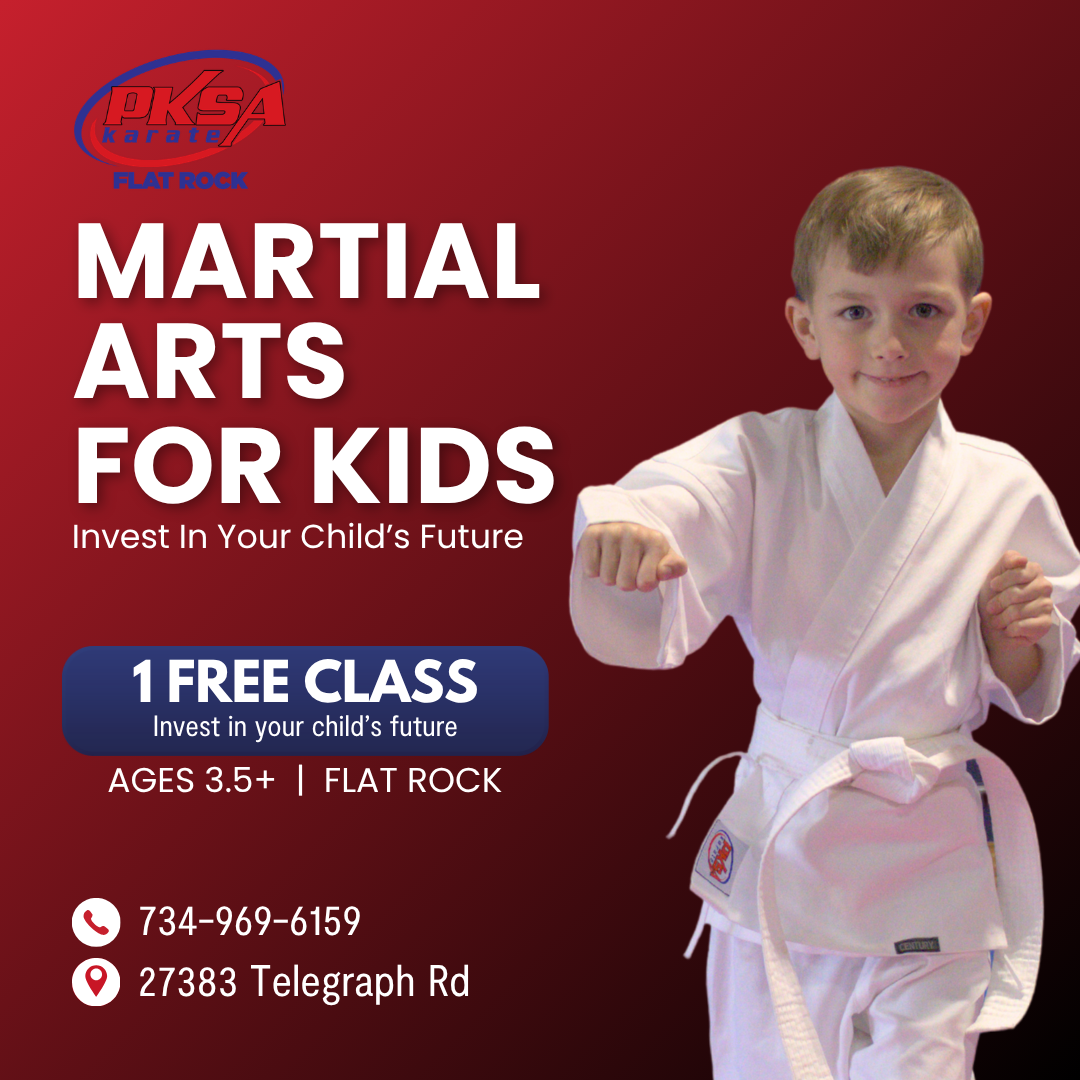 PKSA Karate Flat Rock Facebook ad