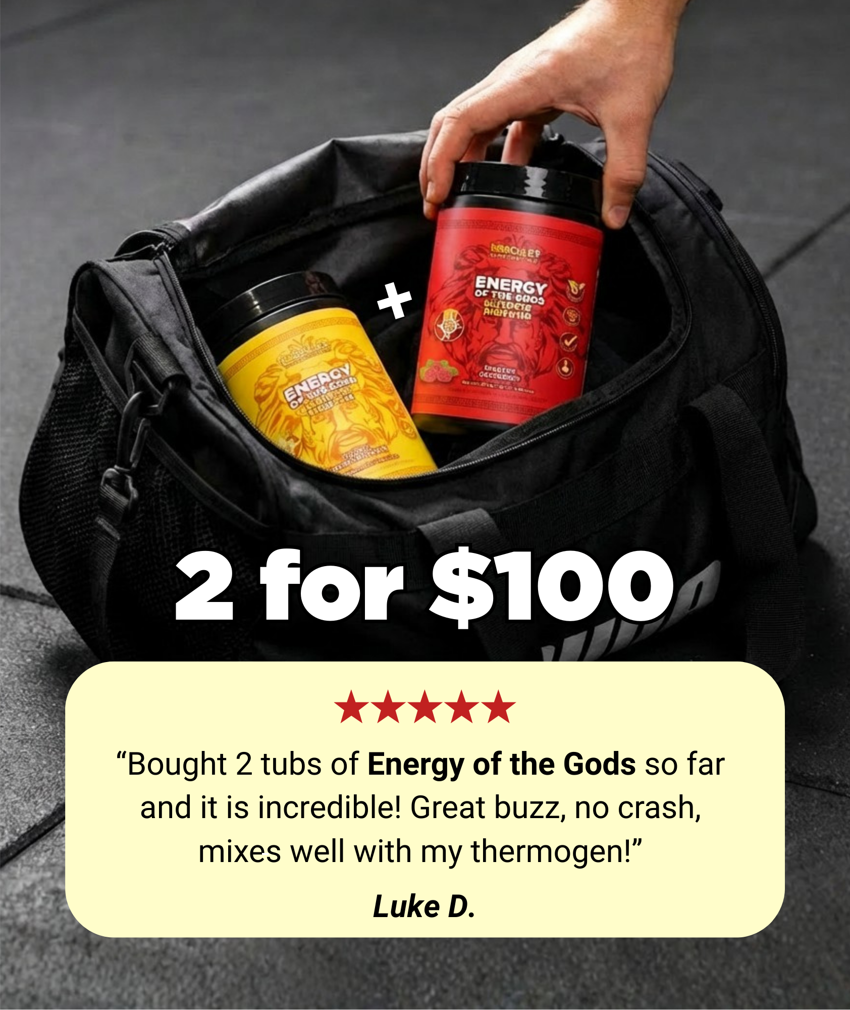 Hercules Supplements Aust Facebook ad
