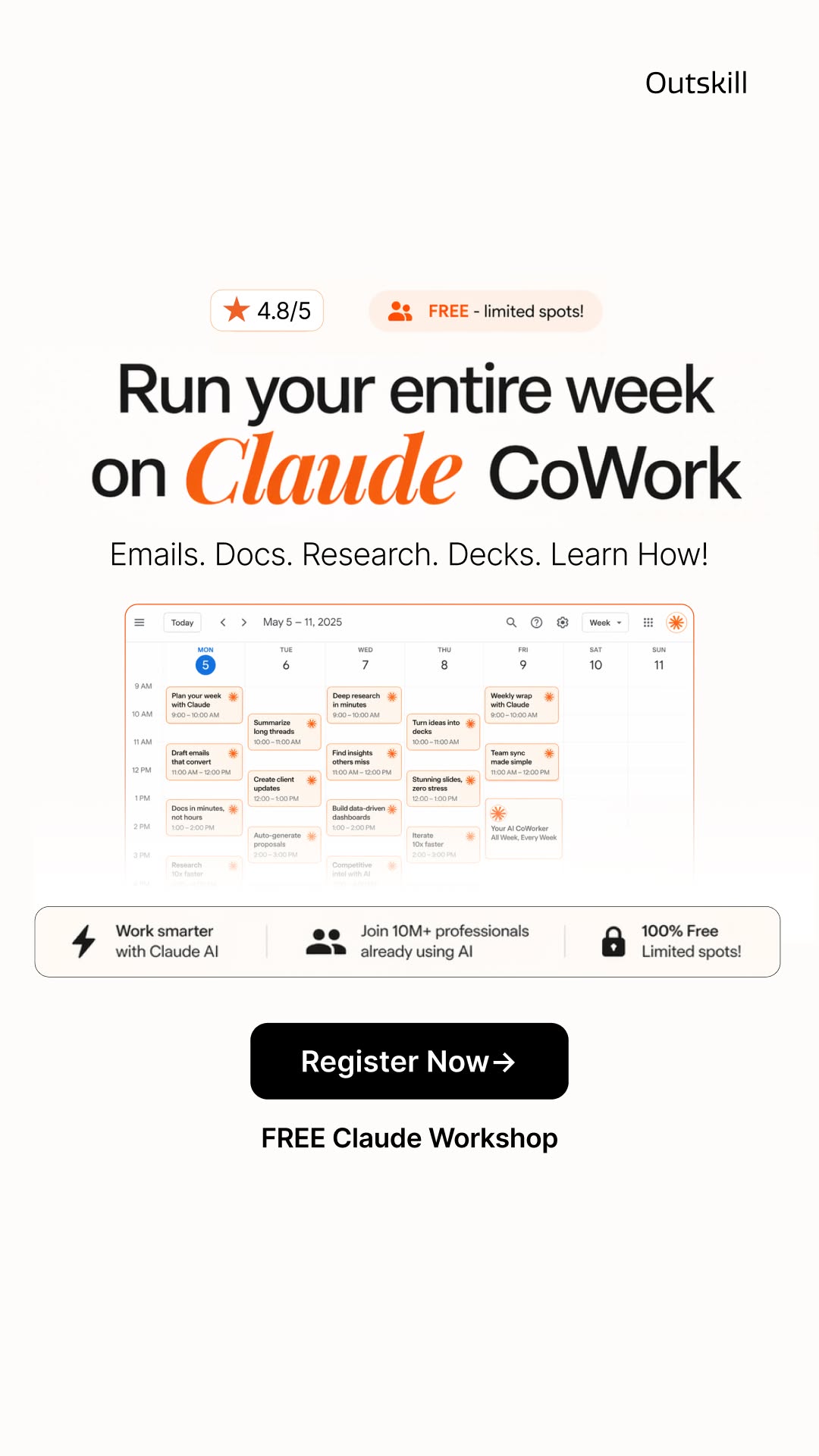Outskill Facebook ad