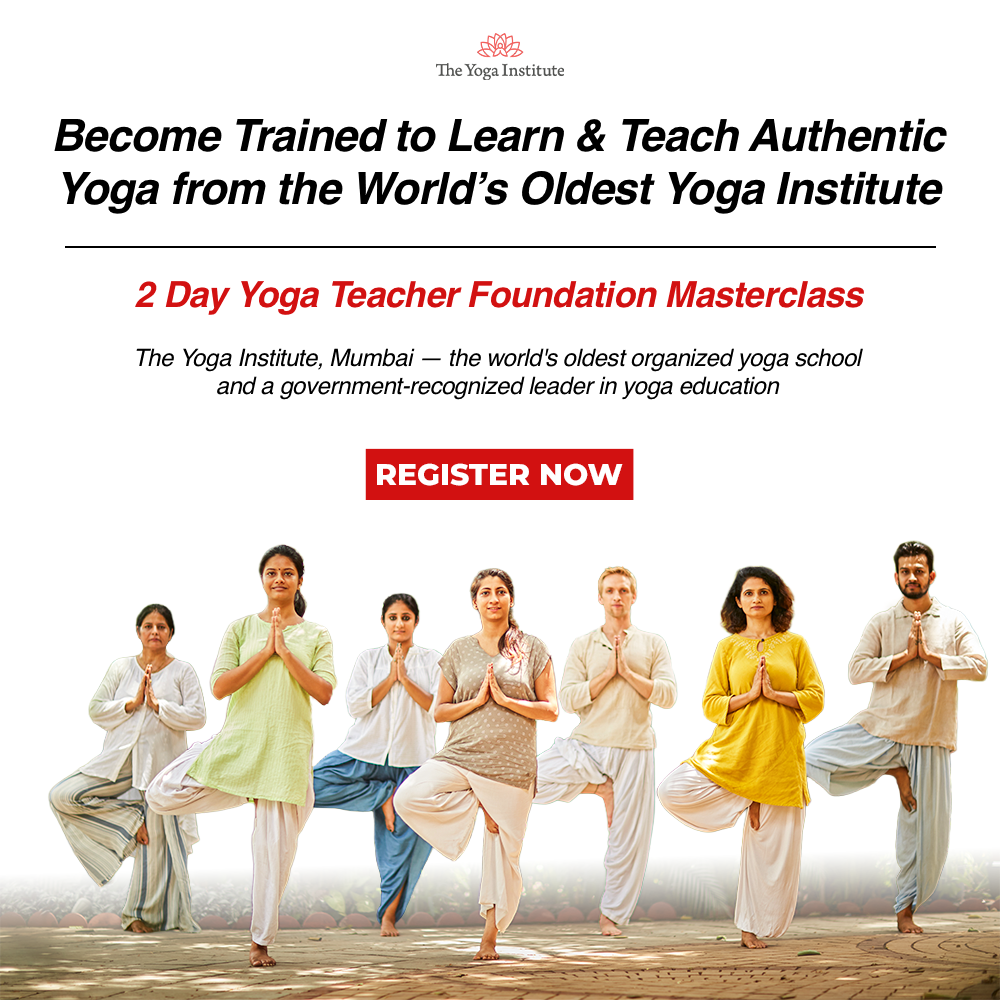 The Yoga Institute Facebook ad
