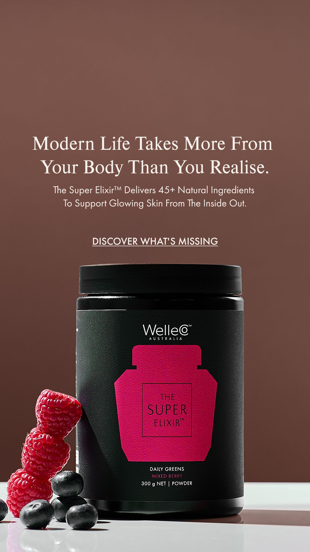 WelleCo Facebook ad