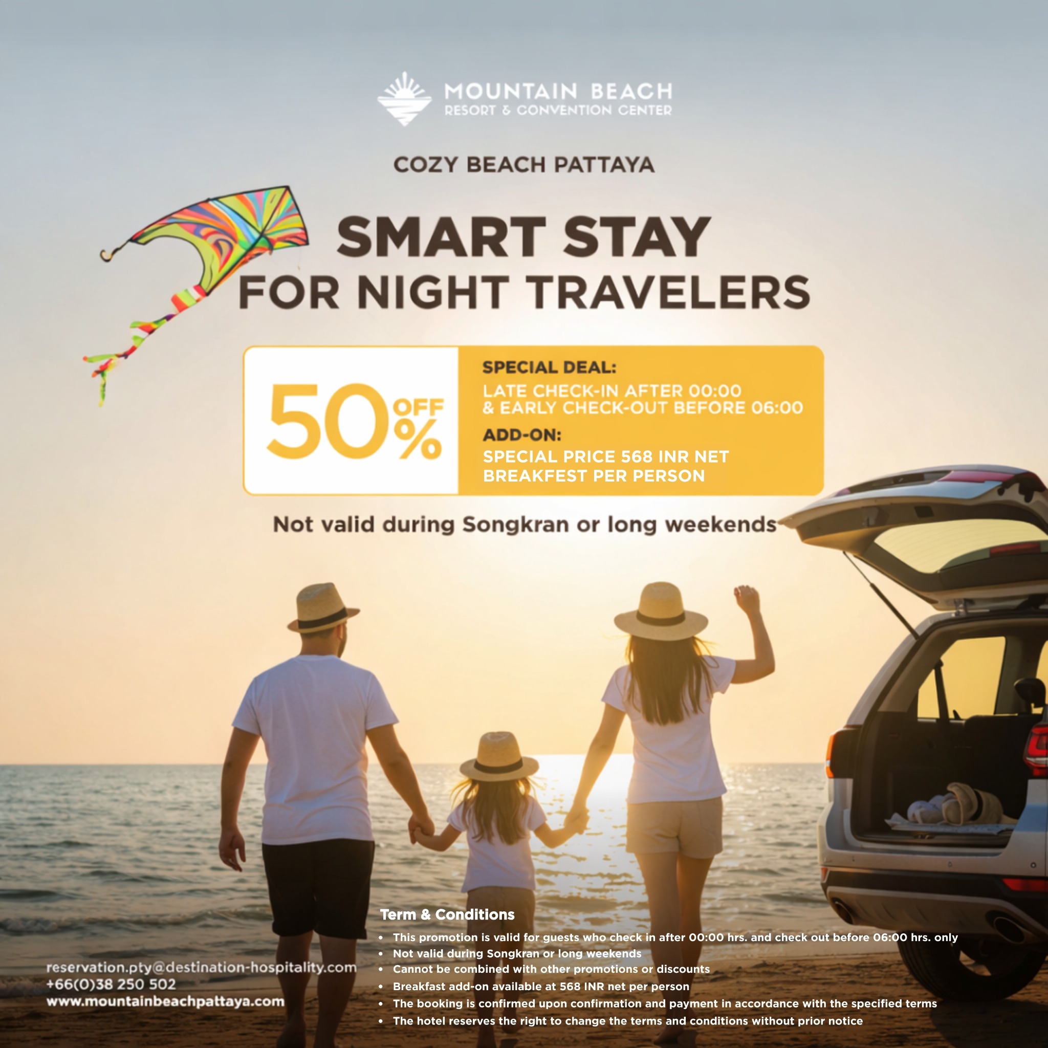 Mountain Beach Resort Pattaya Facebook ad