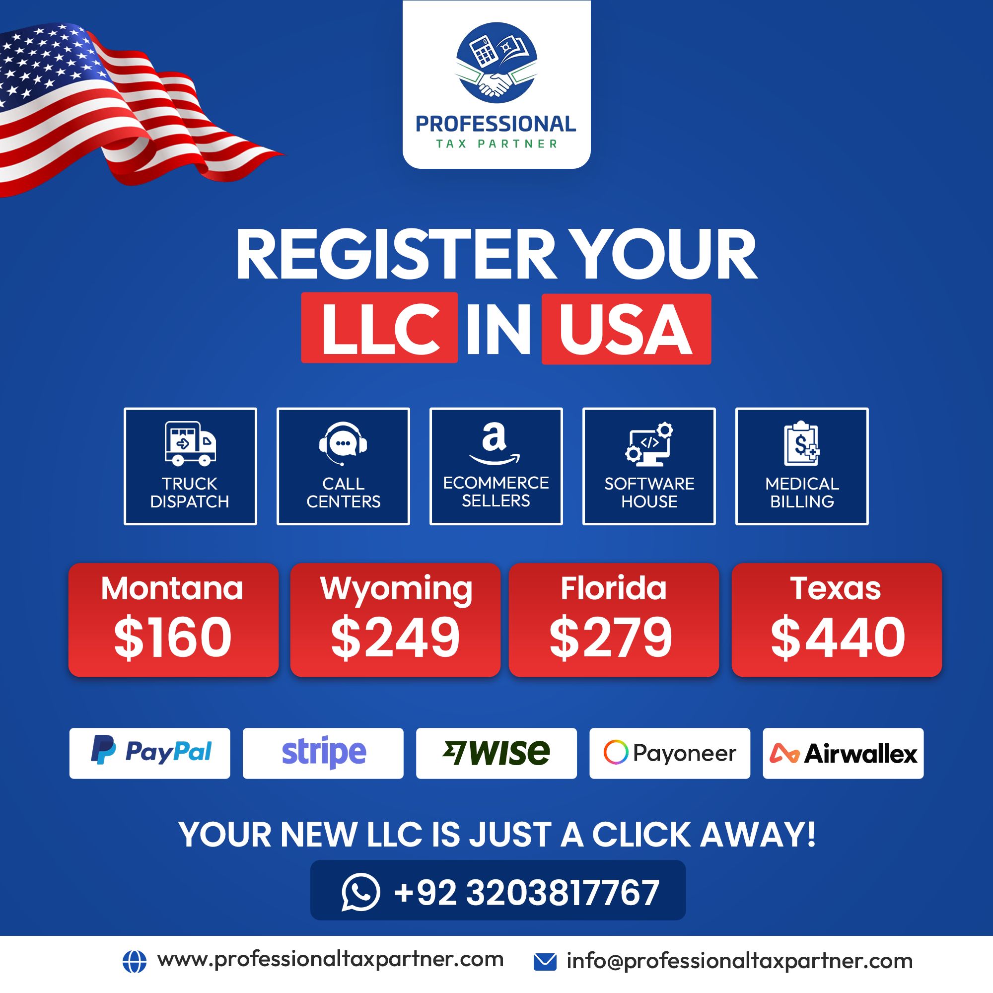 Professional Tax partner & Consultant Facebook ad