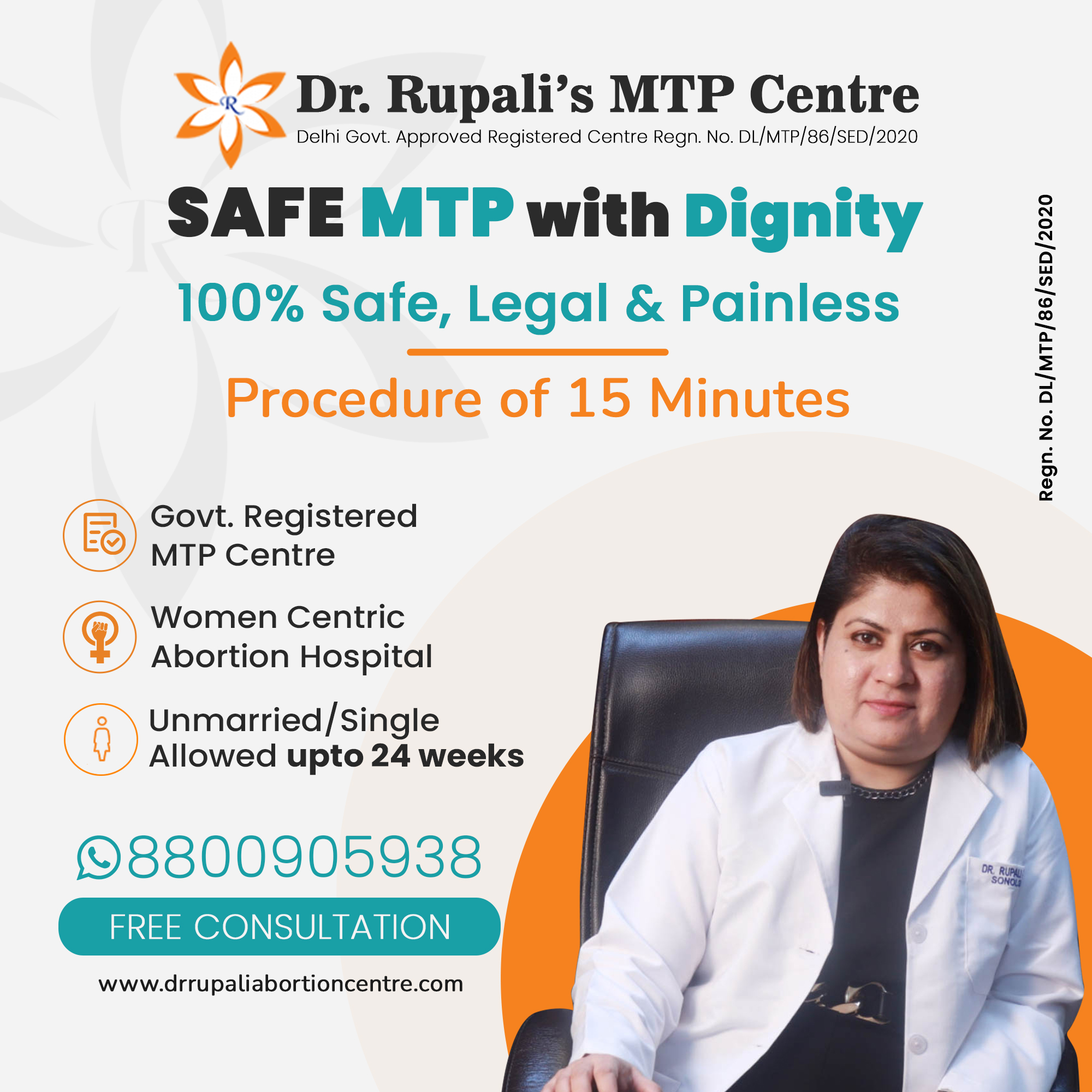 Dr. Rupali Abortion Centre Facebook ad