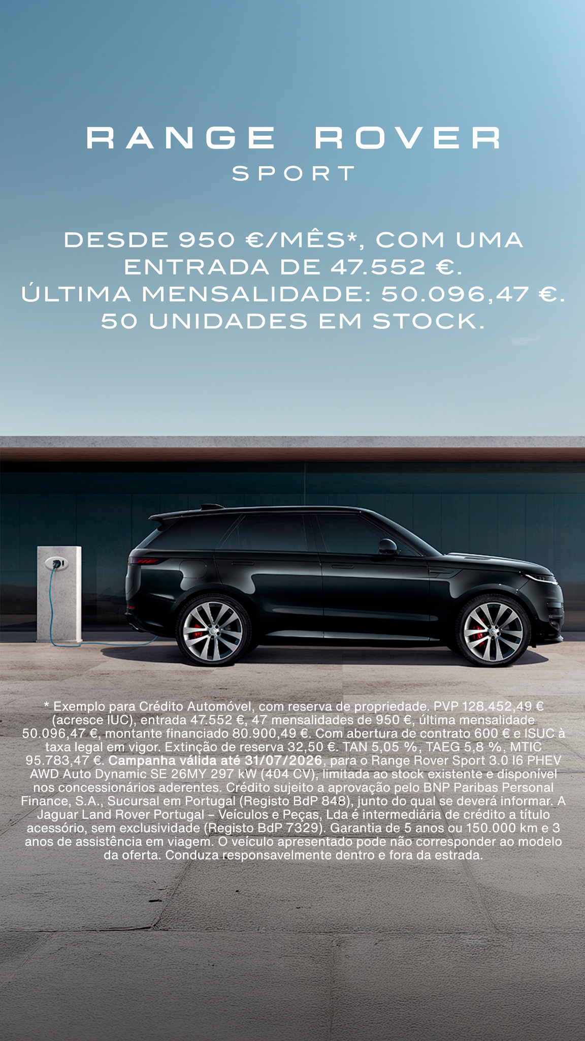 Range Rover Facebook ad