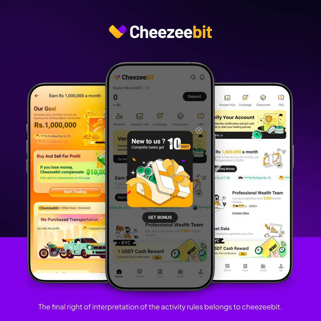 Cheezeebit crypto exchange platform Facebook ad: CheezeeBit P2P