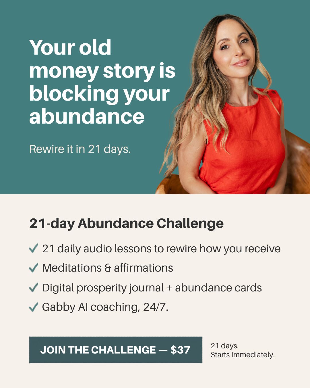 Gabby Bernstein Facebook ad