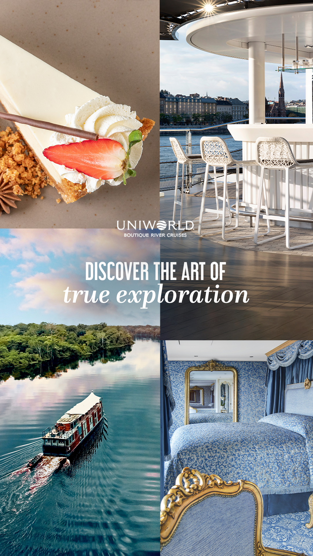 Uniworld Boutique River Cruises Facebook ad