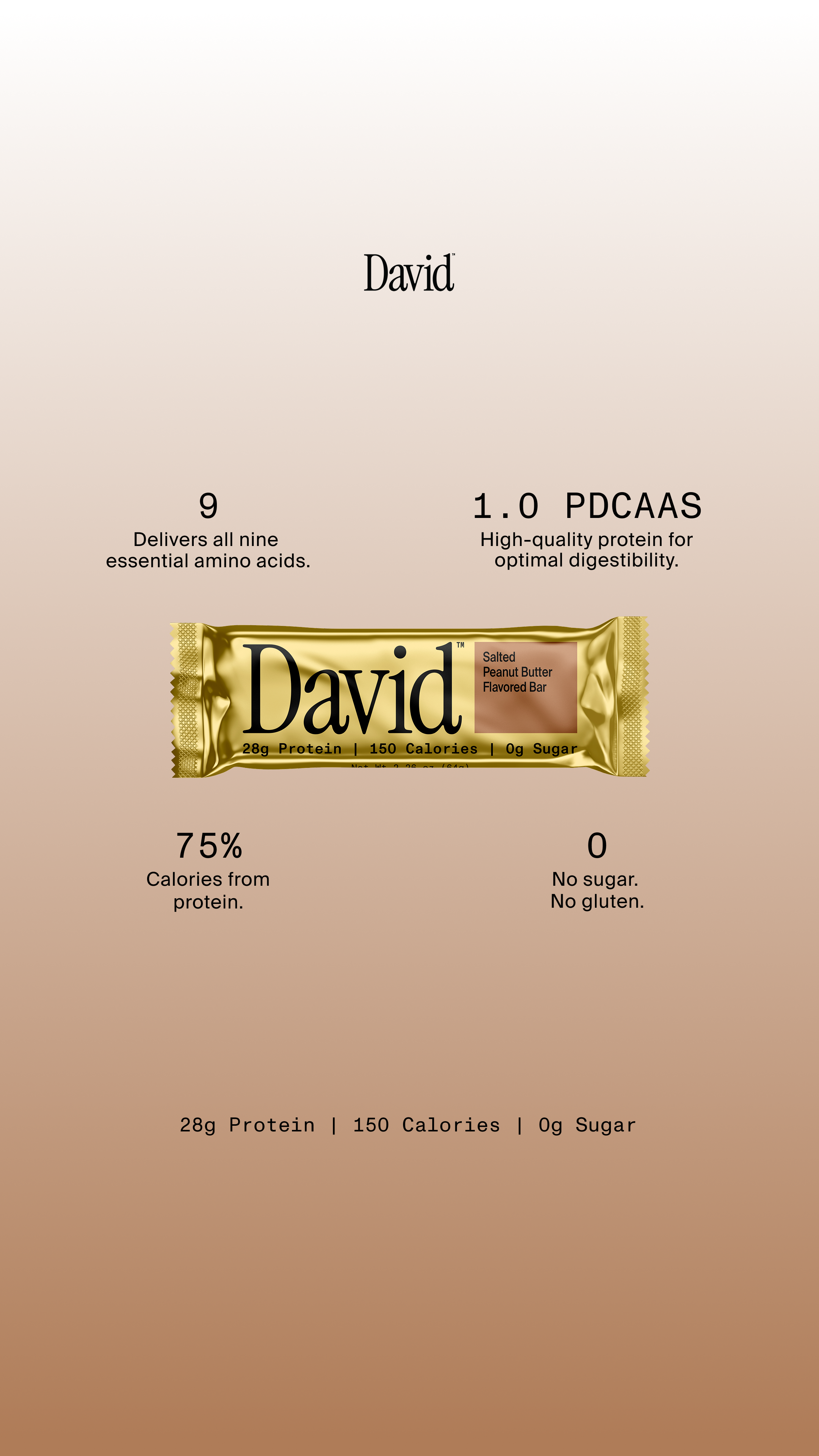 David Protein Facebook ad