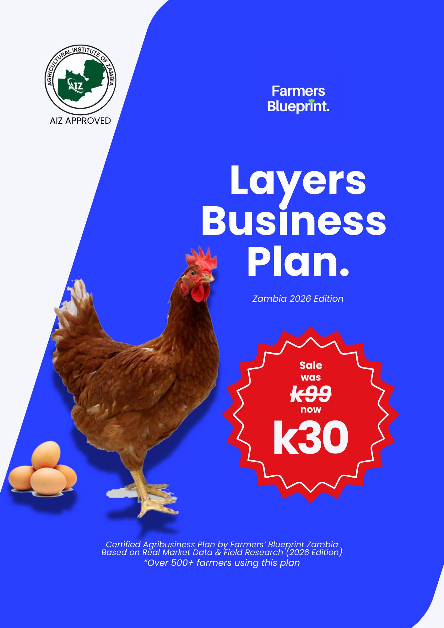 Farmer's Blueprint. Facebook ad: SALE!