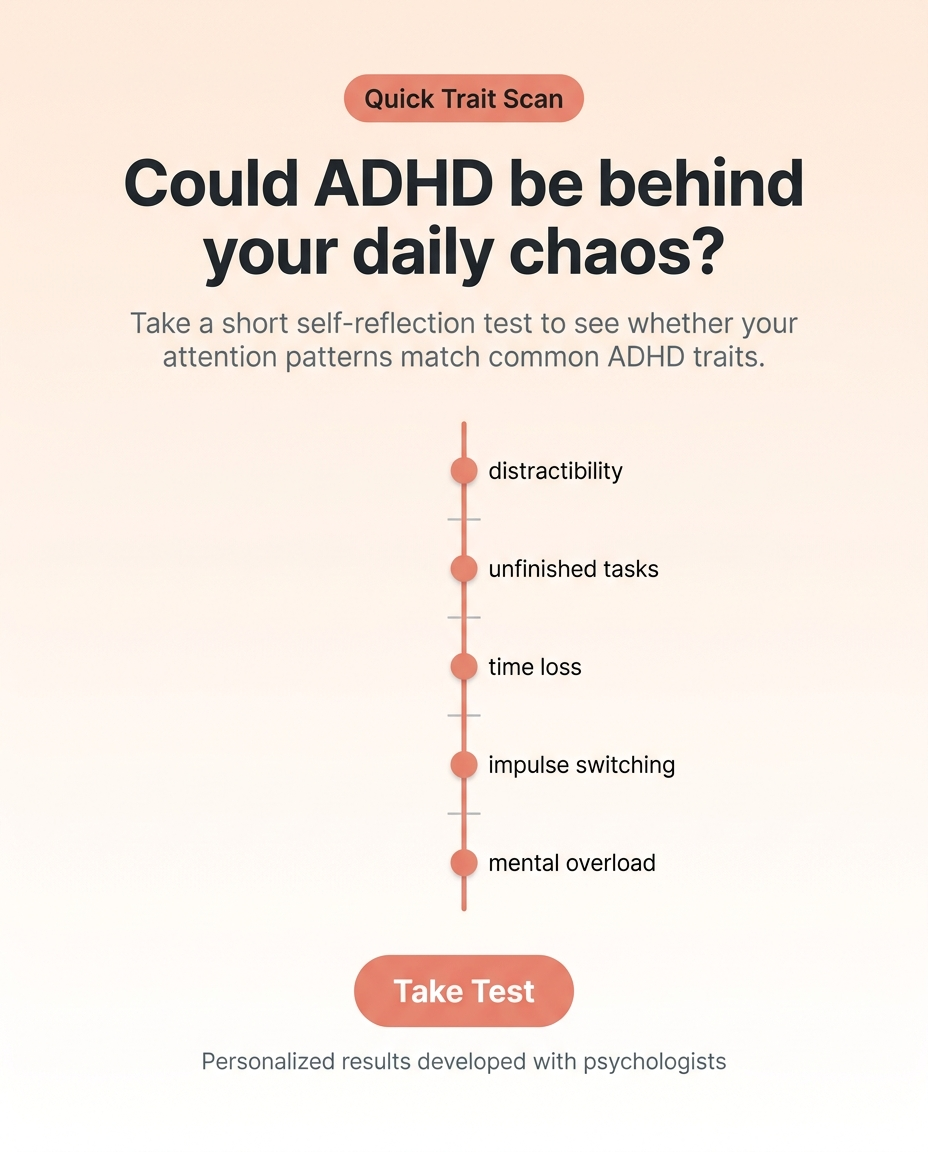 ADHD Clarity Test Facebook ad