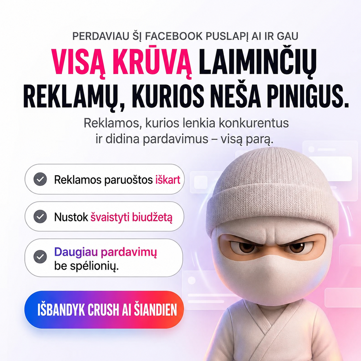 trycrush.ai Facebook ad