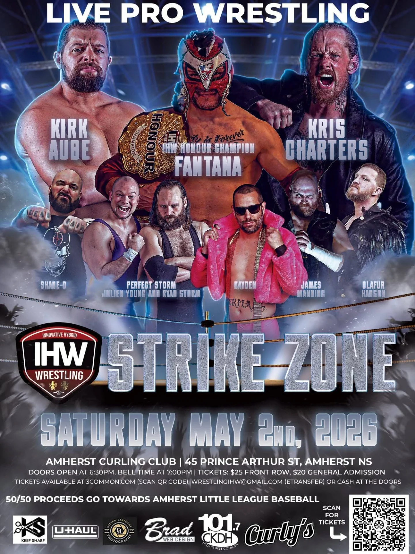 IHW Wrestling Facebook ad: IHW Wrestling presents Strike Zone