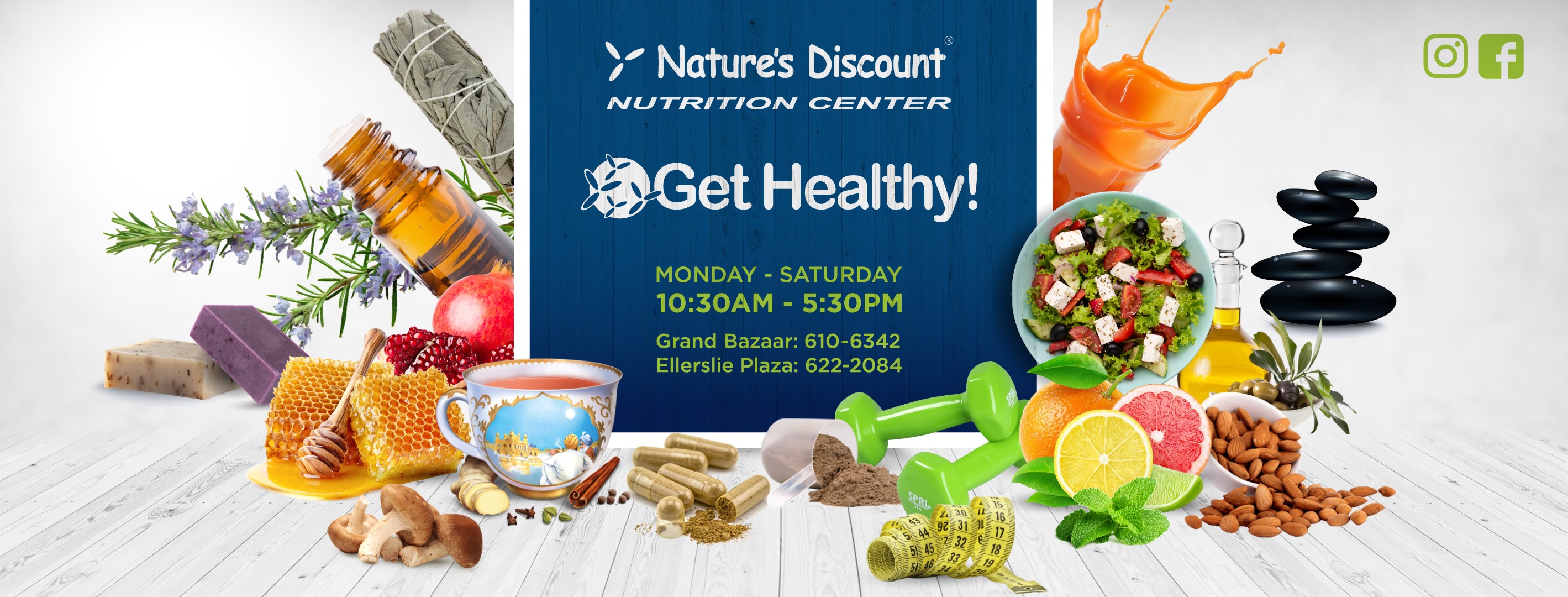 Nature's Discount - Trinidad Facebook ad: Chat in Messenger