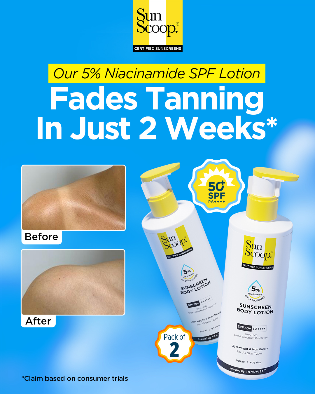 Sunscoop SPF Facebook ad