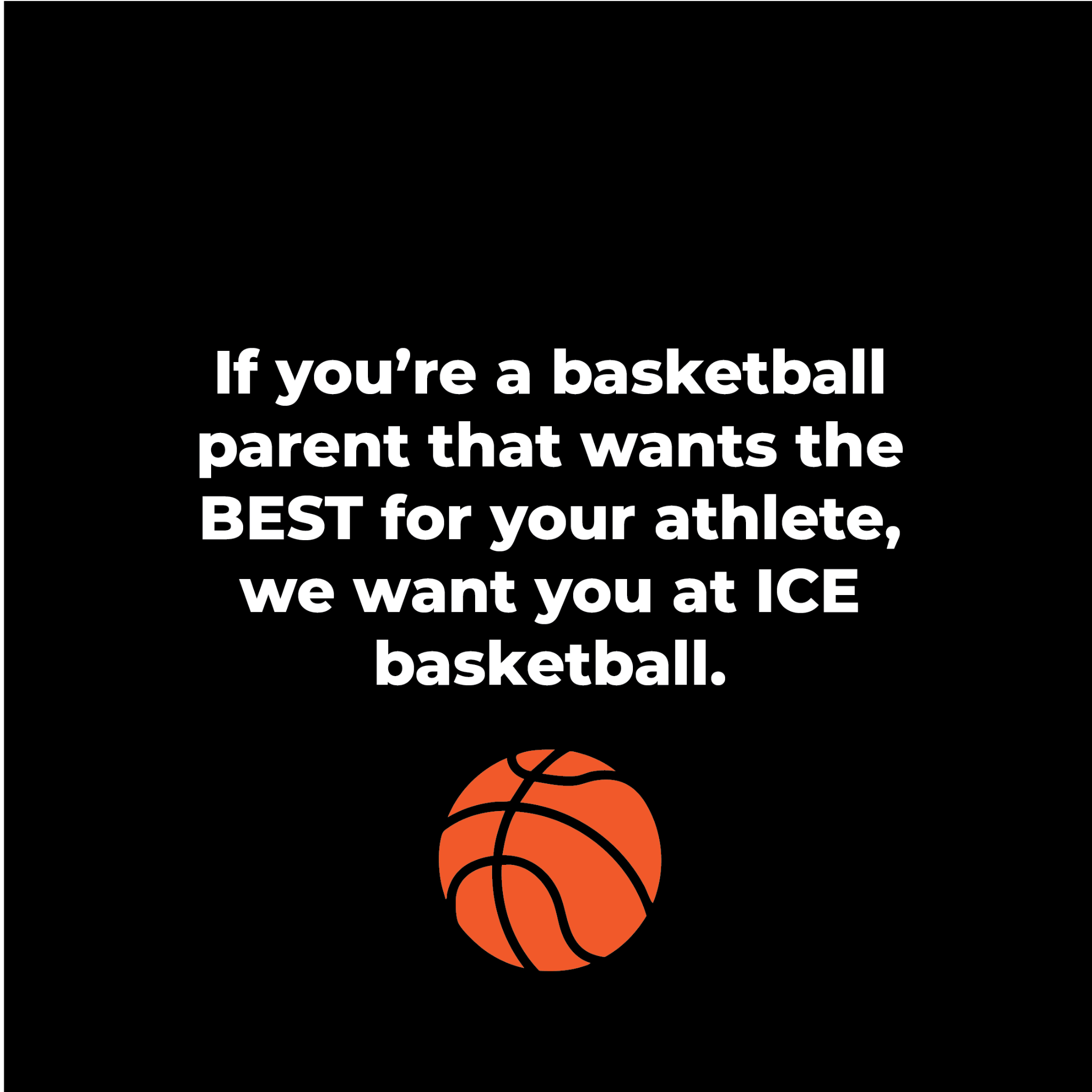 ICE Basketball Training Facebook ad: Become a College-Level Player