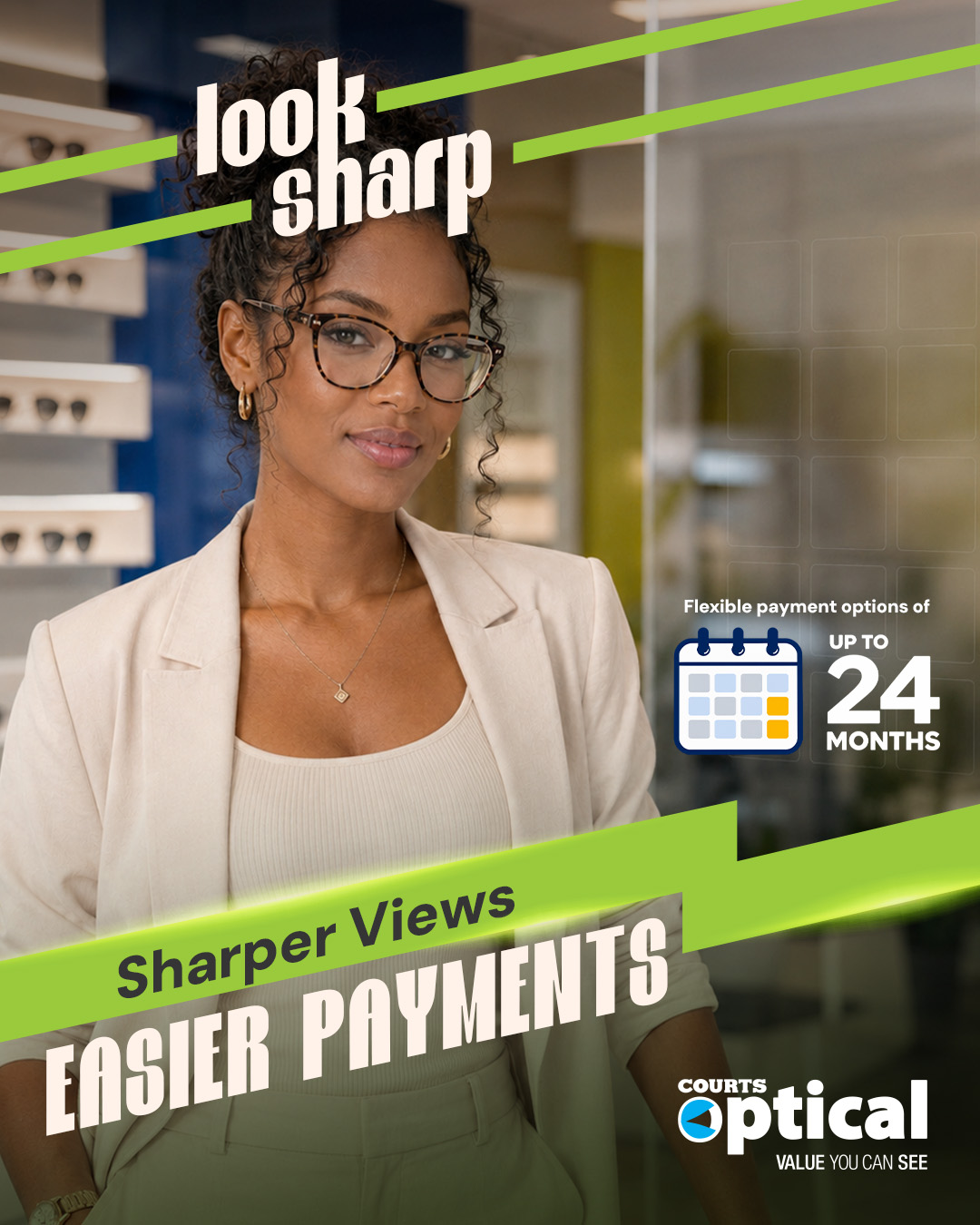 Courts Optical Guyana Facebook ad: Make an Appointment | Optometrist Appointment At Courts…