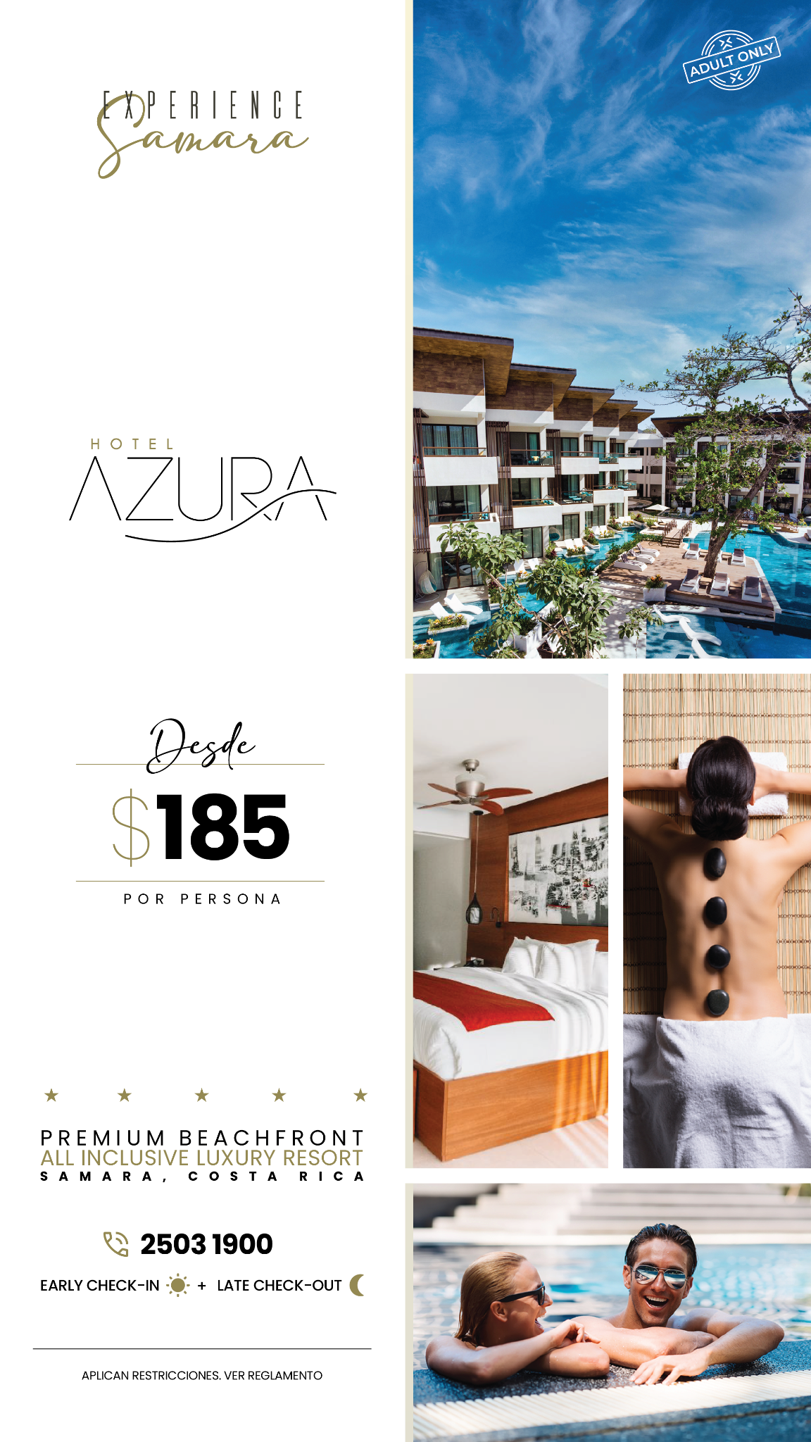 Azura Resorts Facebook ad from Jul 4, 2025