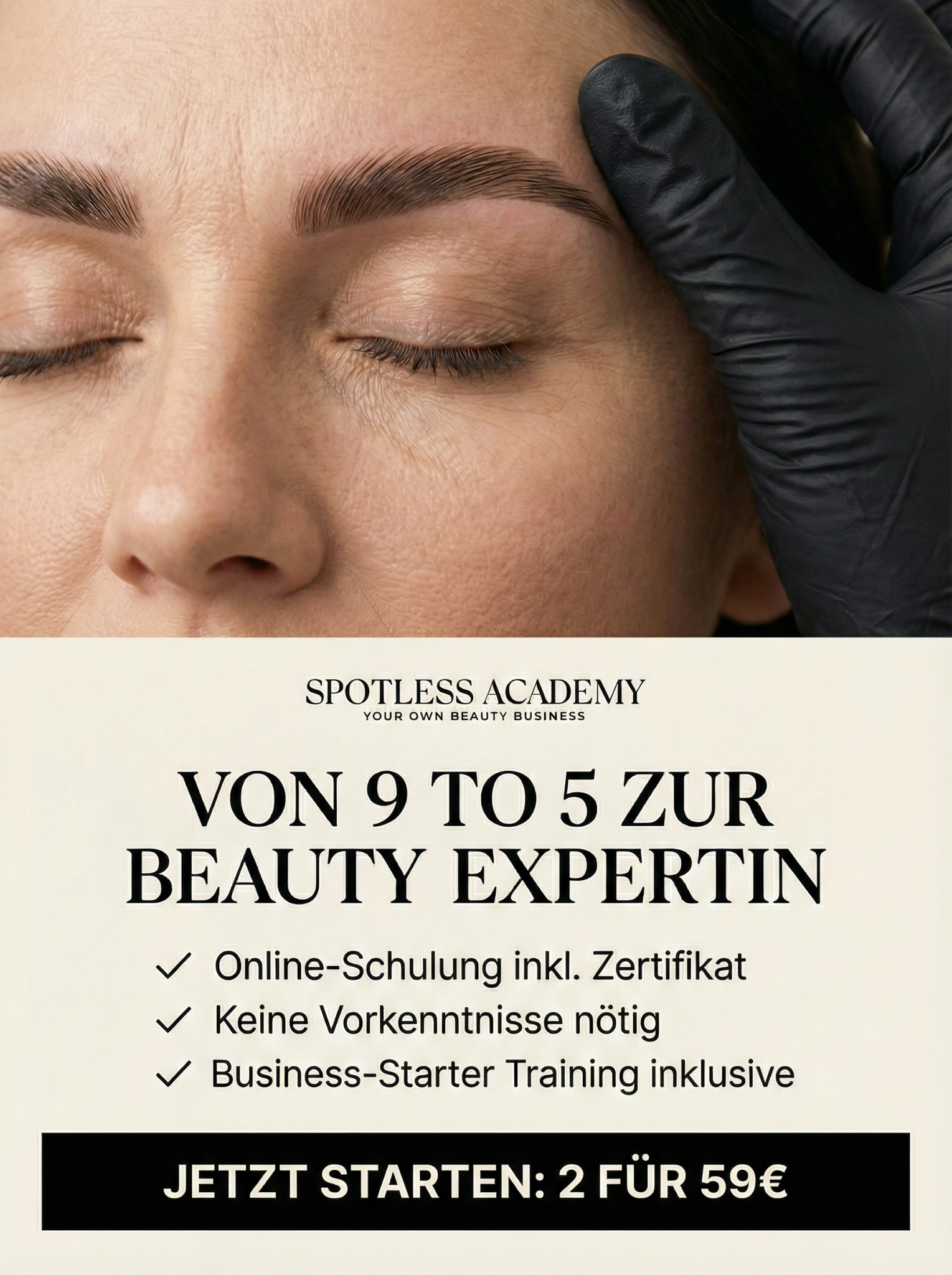 Spotless Academy Facebook ad