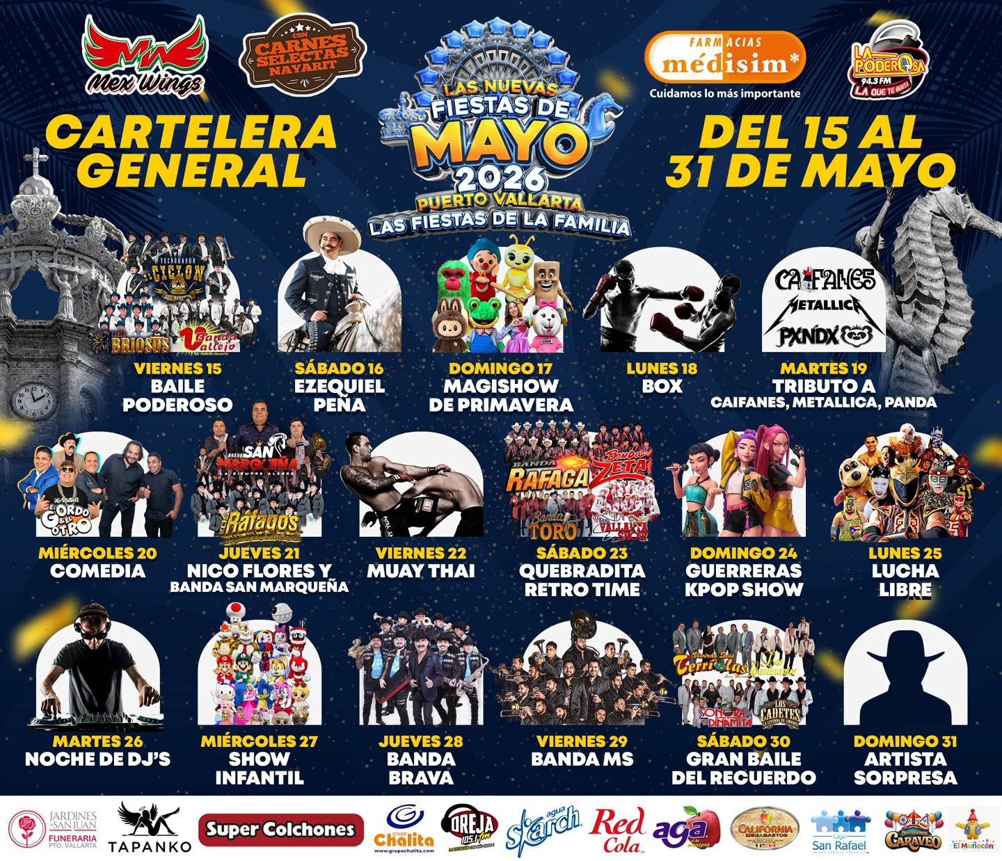 La Explanada Vallarta Facebook ad: Puerto Vallarta se llena de fiesta, música y…