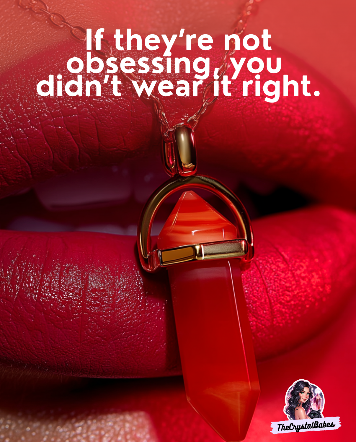 The Crystal Babes Facebook ad