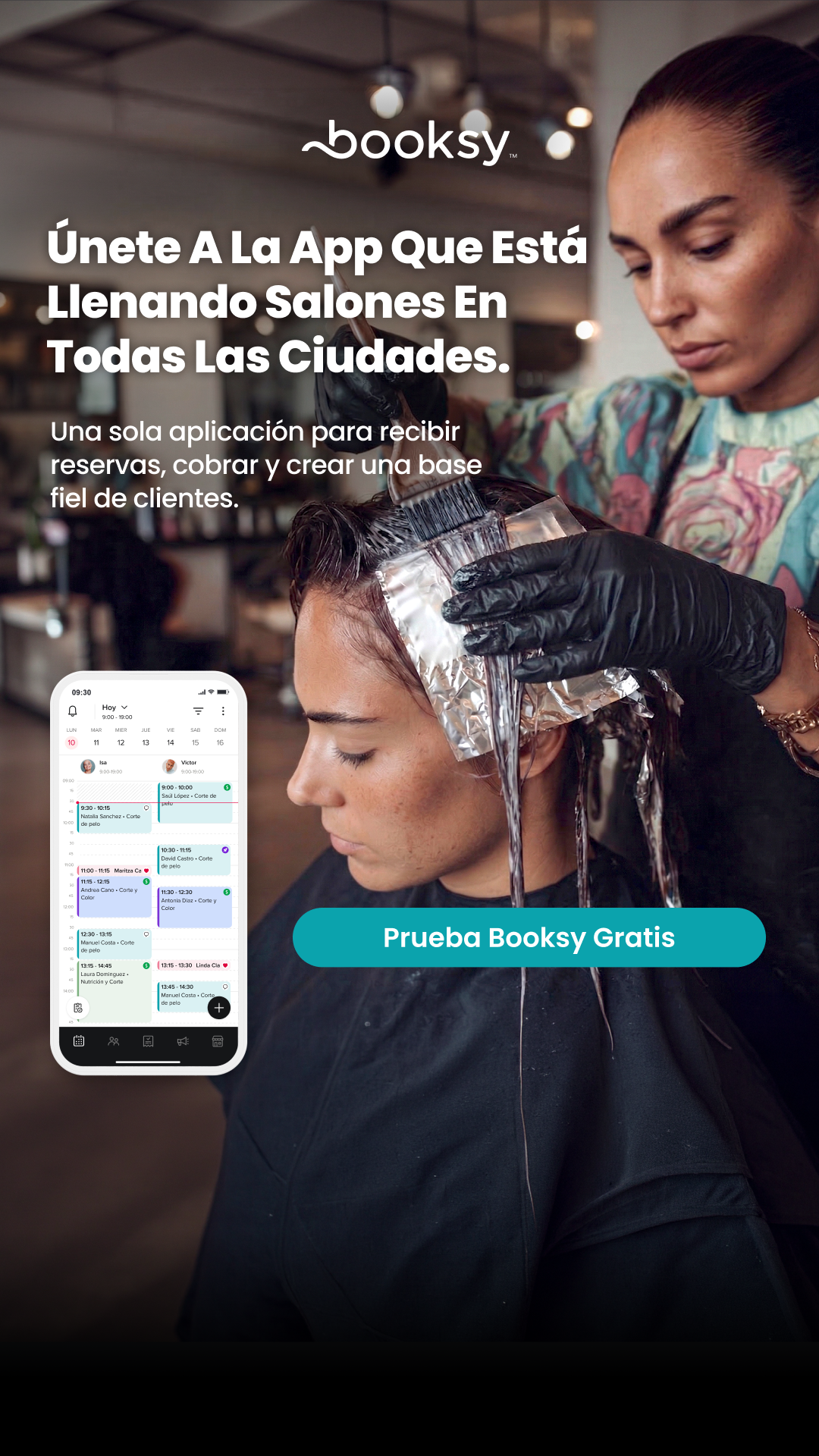Booksy Facebook ad