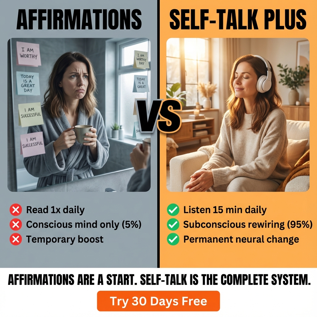 Self-Talk Plus+ Facebook ad from Dec 22, 2025