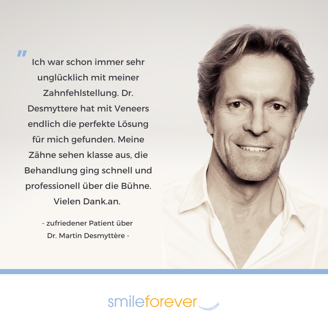 Smileforever - Zahnarzt Dr. Desmyttère MSc Facebook ad: Veneers Behandlung bei smileforever - für ein schönes…