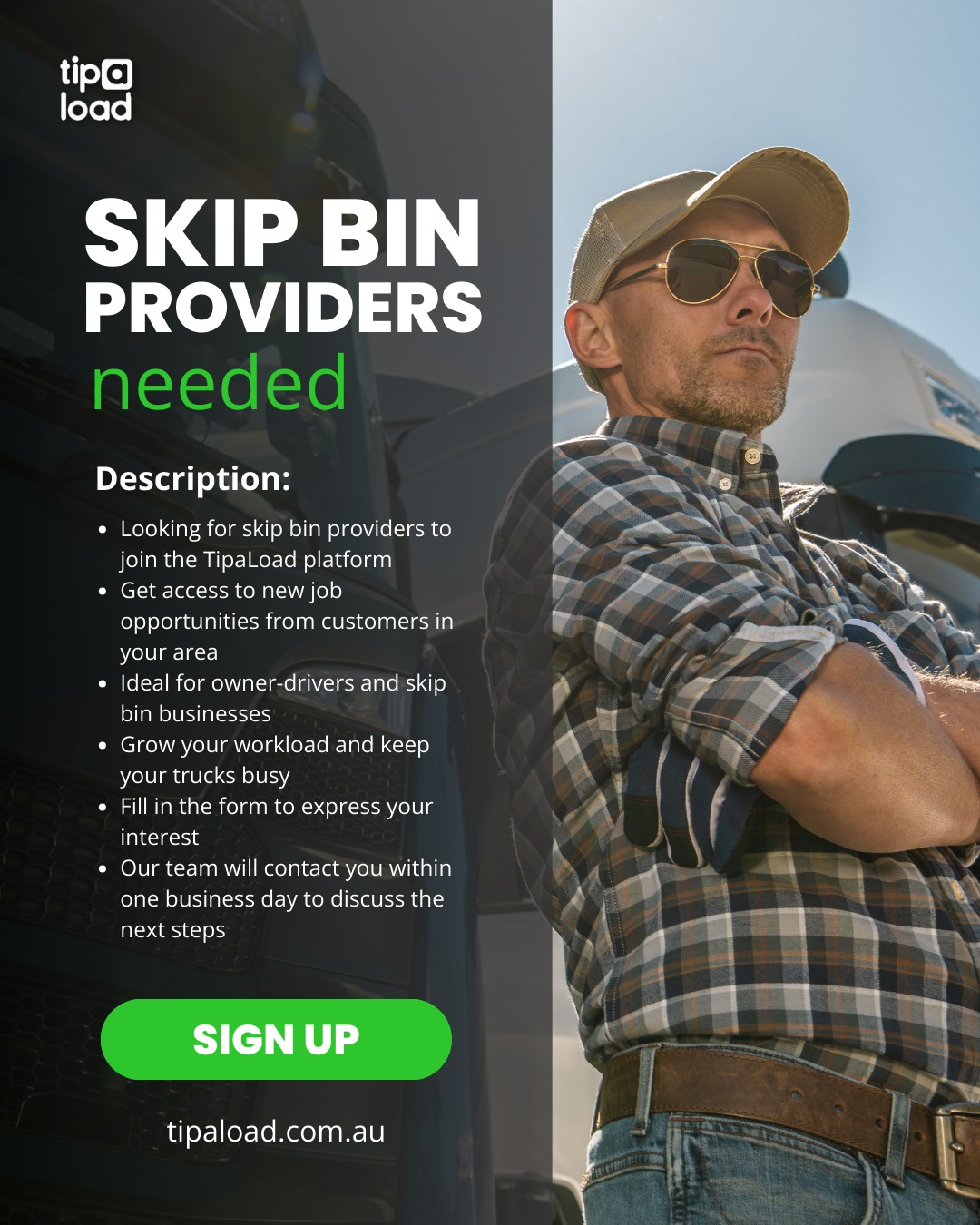 Tipaload Skip Bins Facebook ad