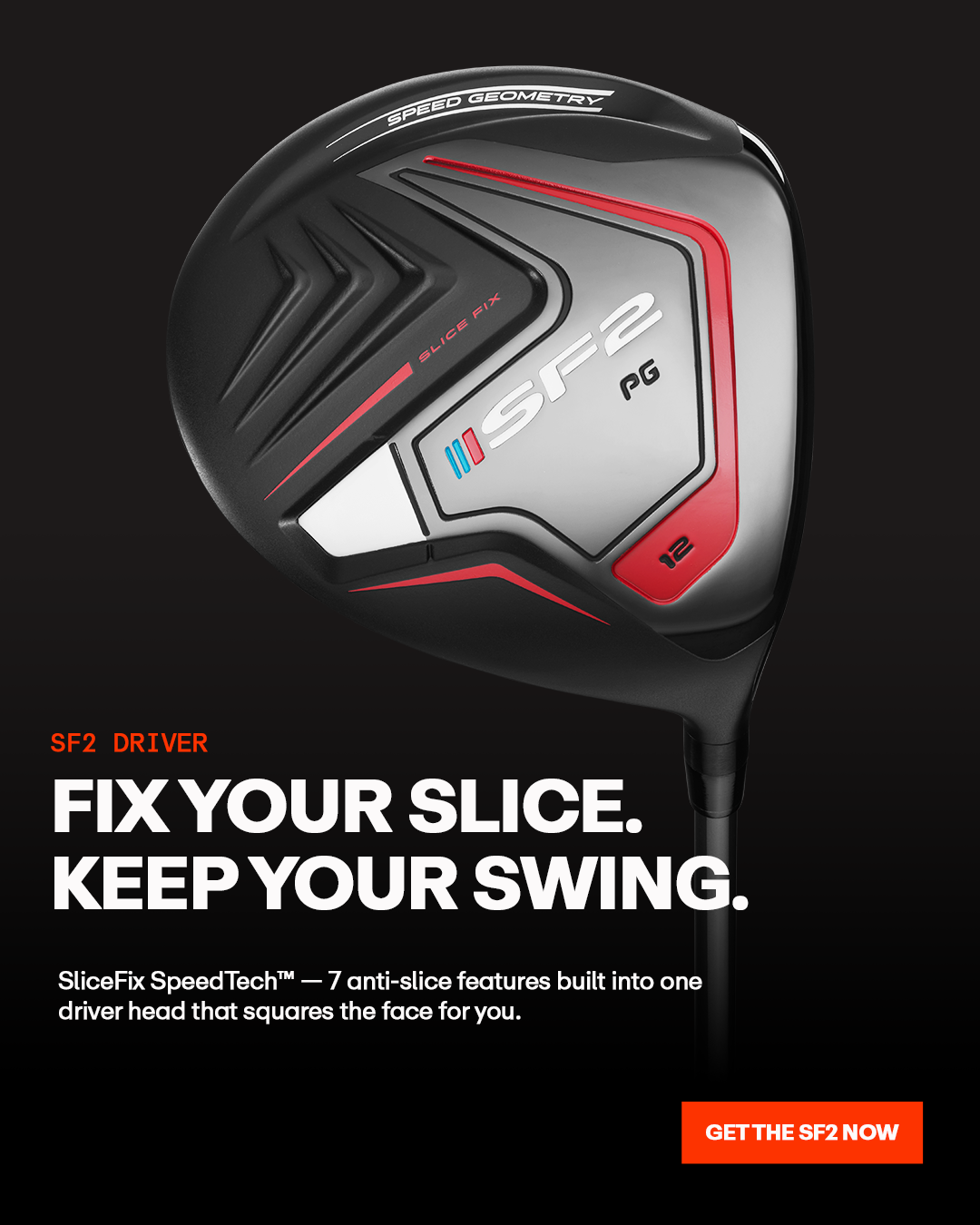 Performance Golf Facebook ad