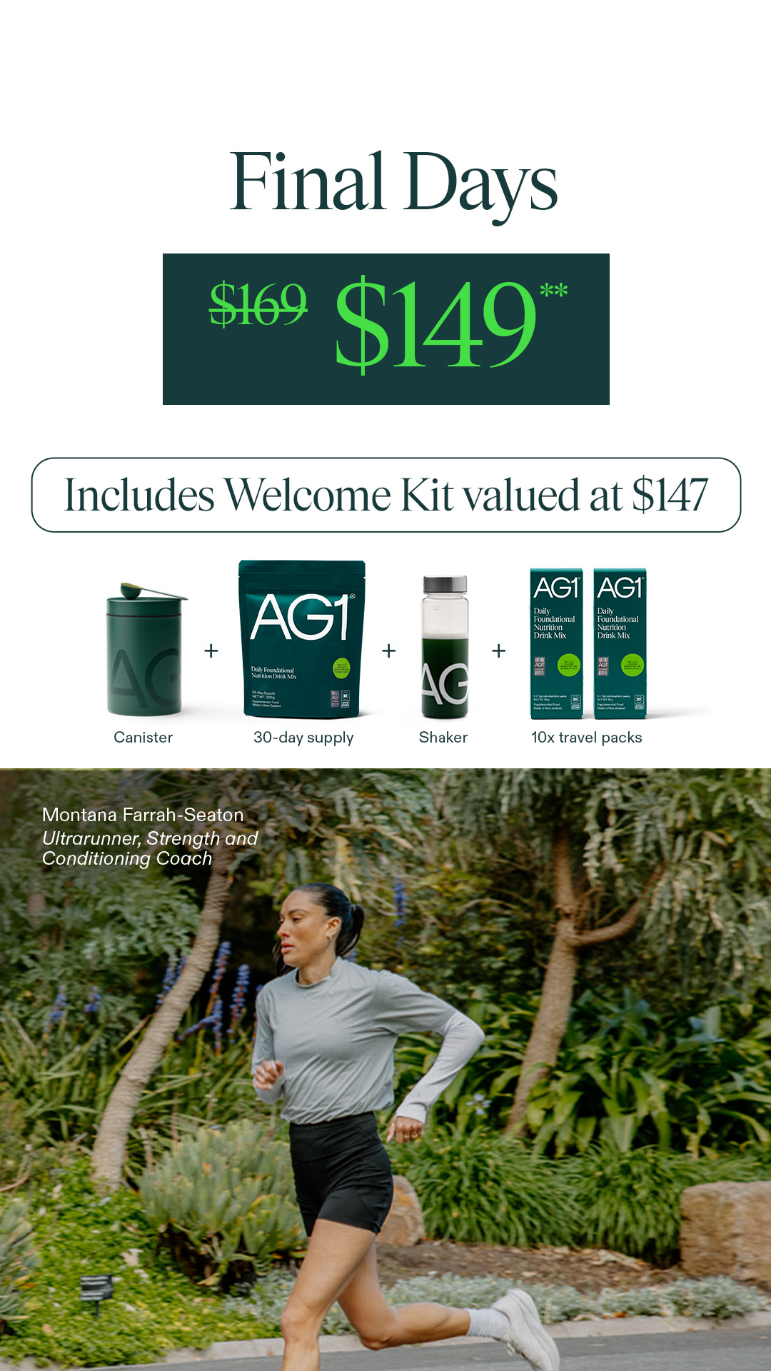 AG1 by Athletic Greens Facebook ad