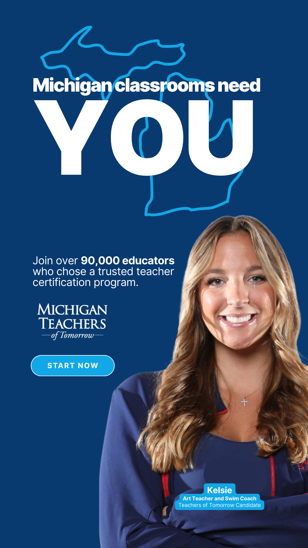Teachers of Tomorrow Facebook ad
