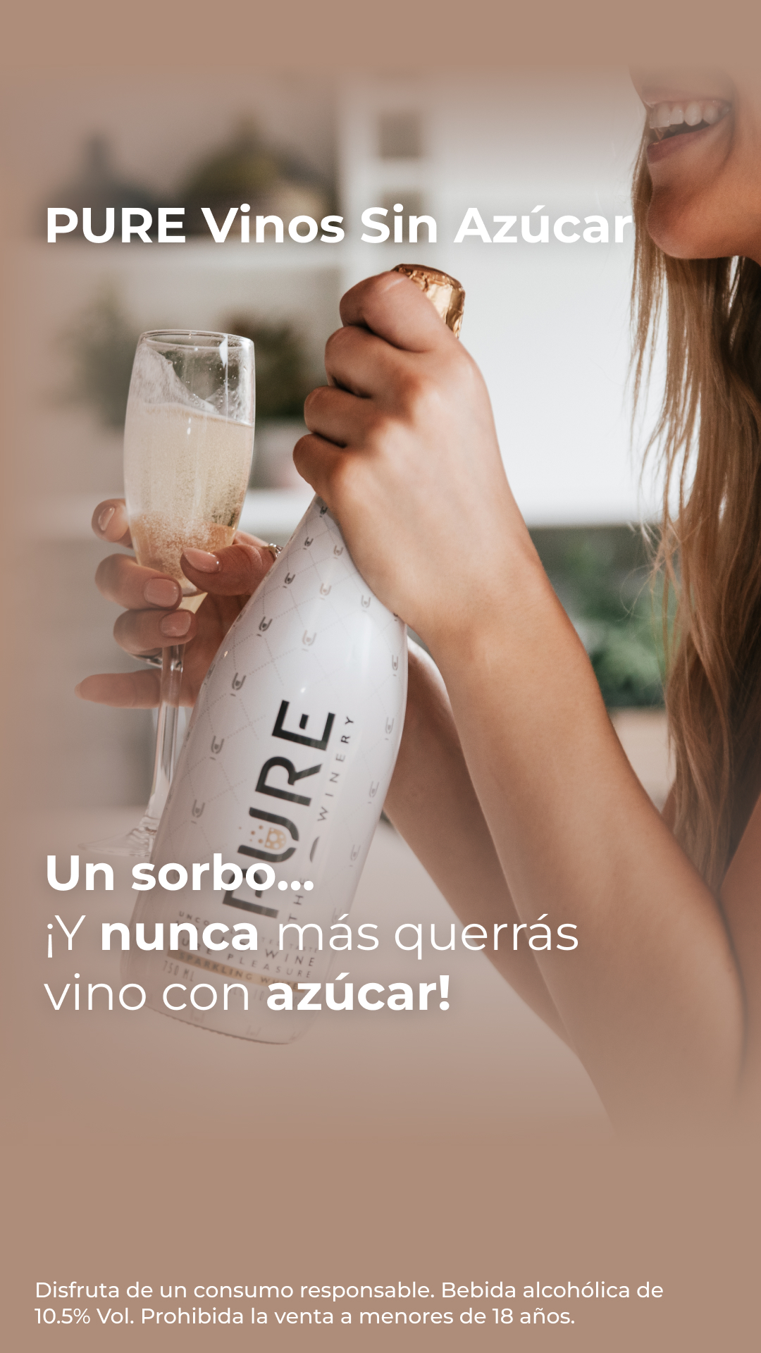 PURE The Winery ES Facebook ad