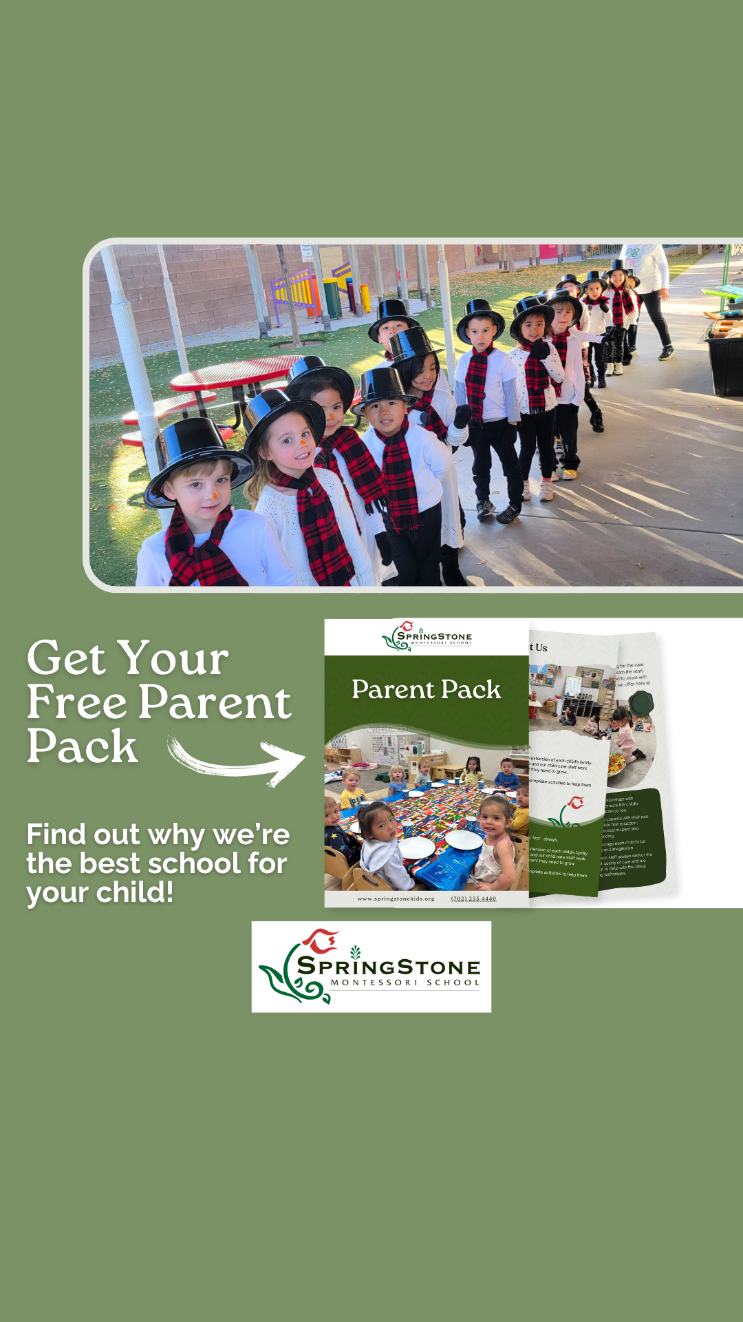 SpringStone Montessori School Facebook ad