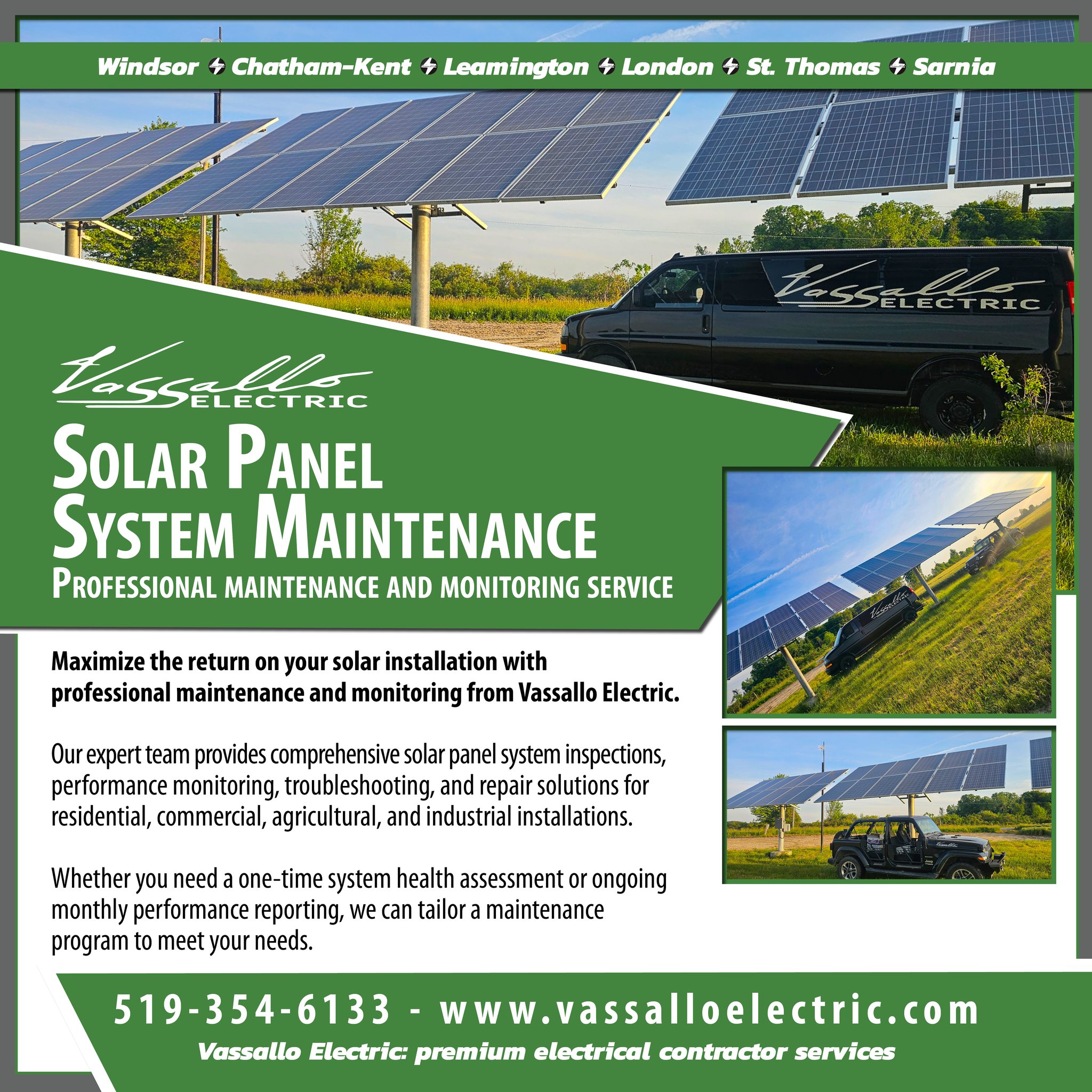 Vassallo Electric Canada Facebook ad