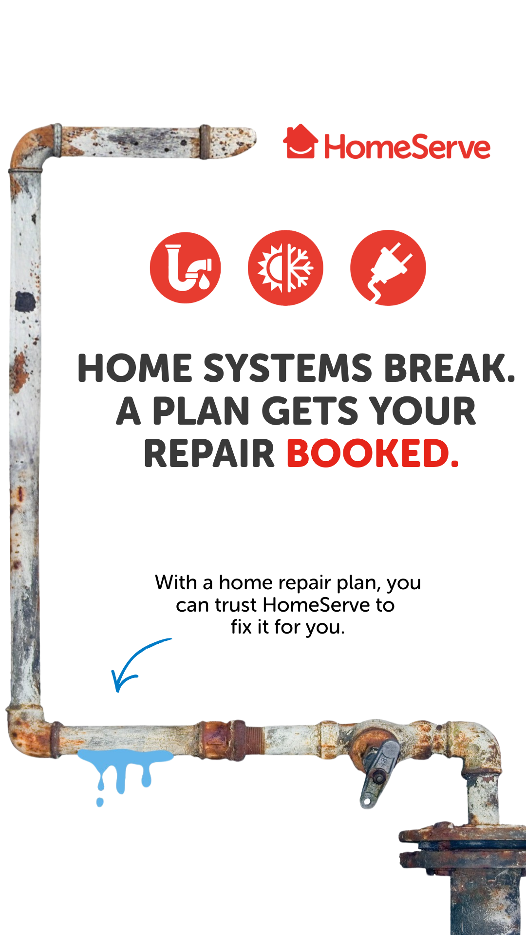 HomeServe USA Facebook ad