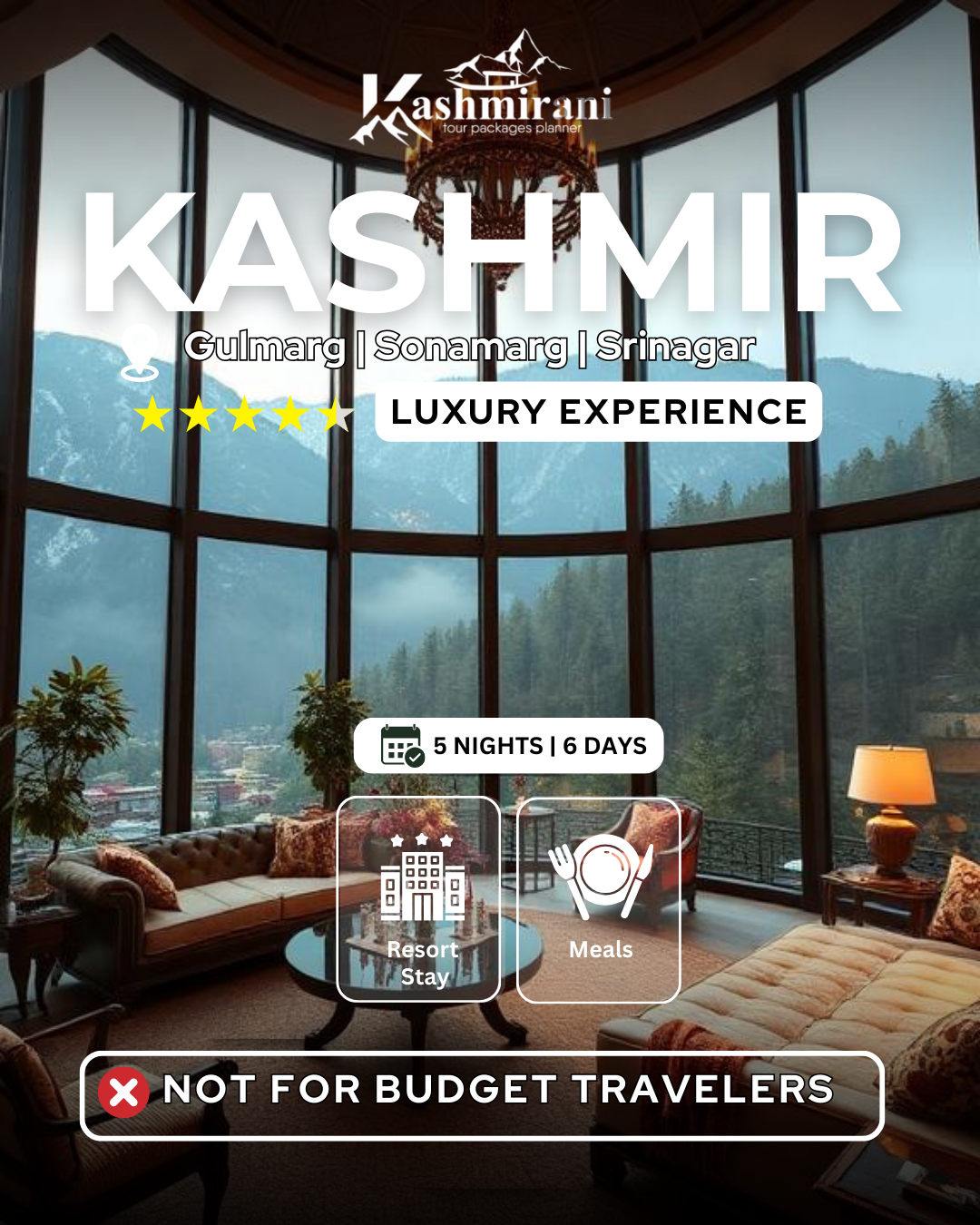 Kashmirani Tour Packages Planner Facebook ad