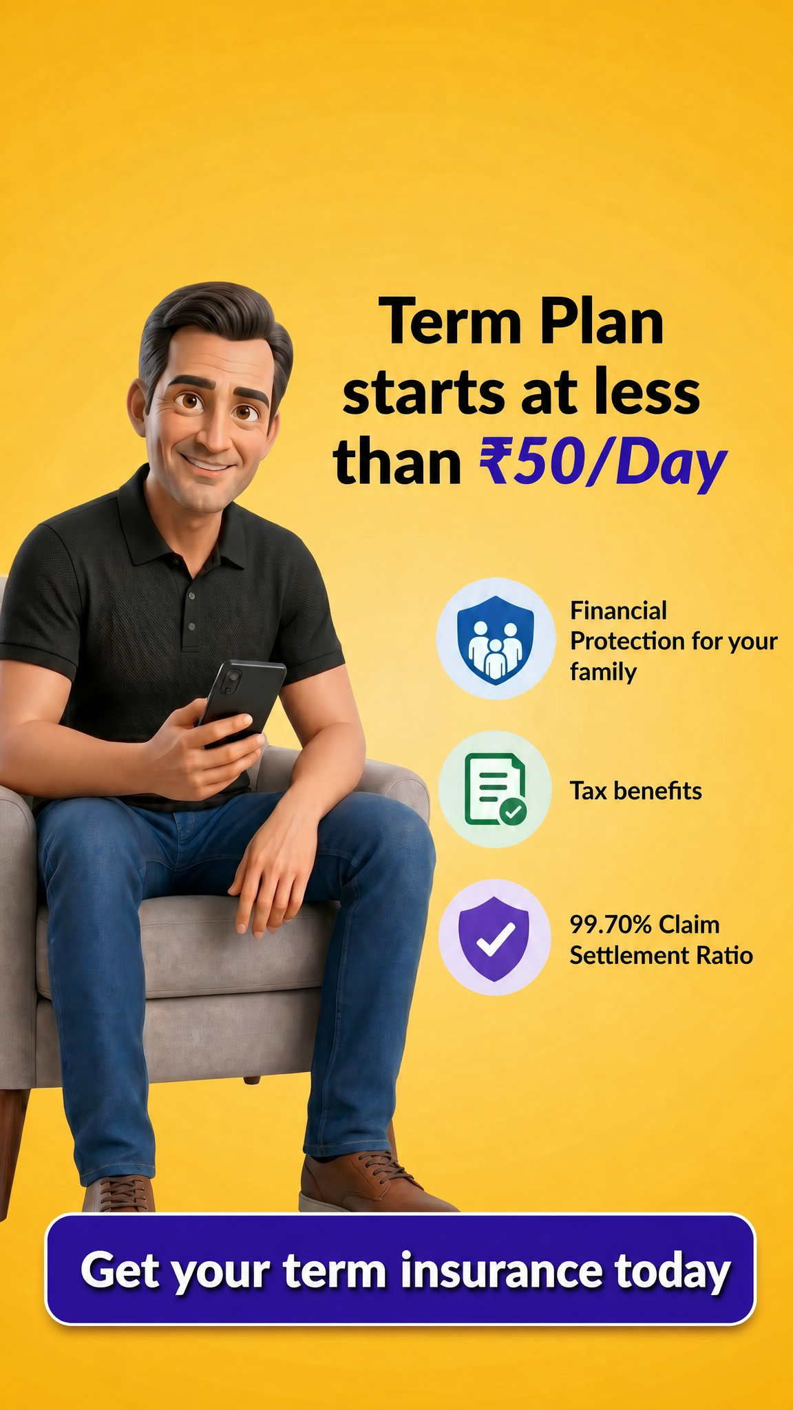 Best Term Insurance  Facebook ad