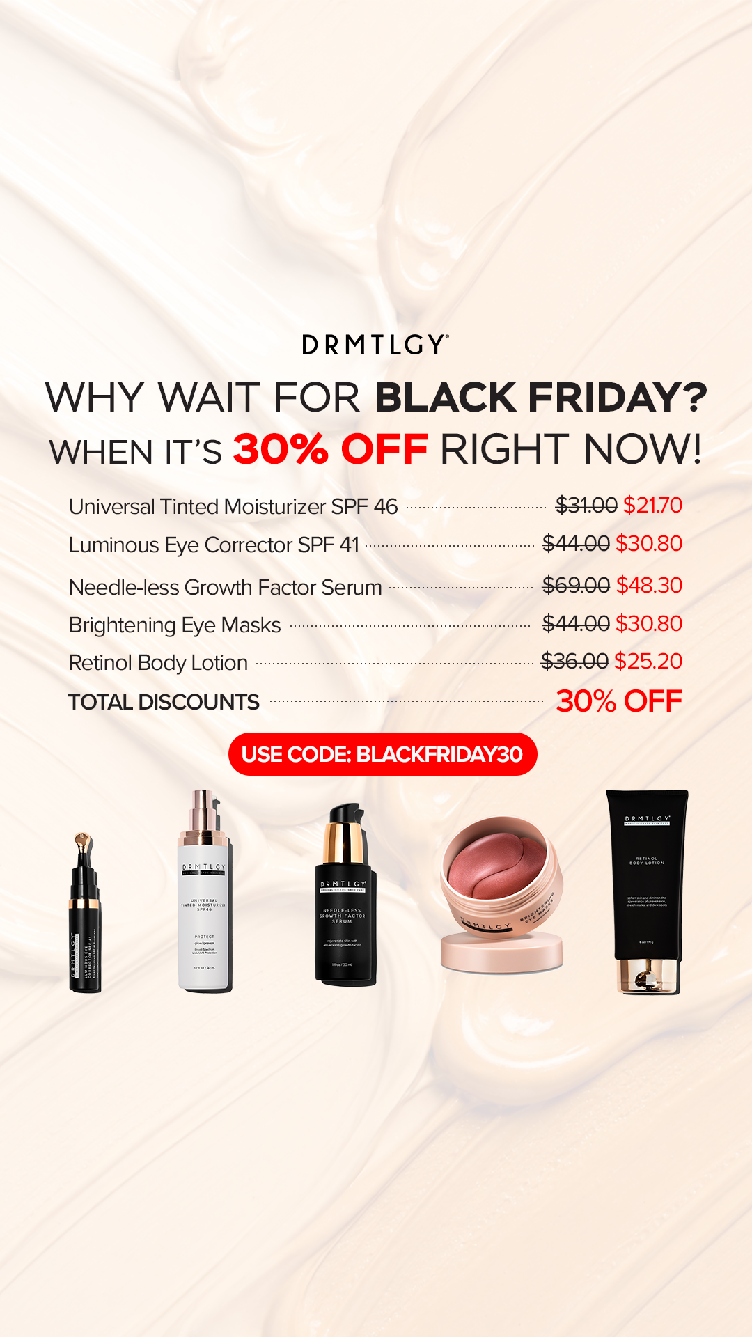 DRMTLGY Facebook ad