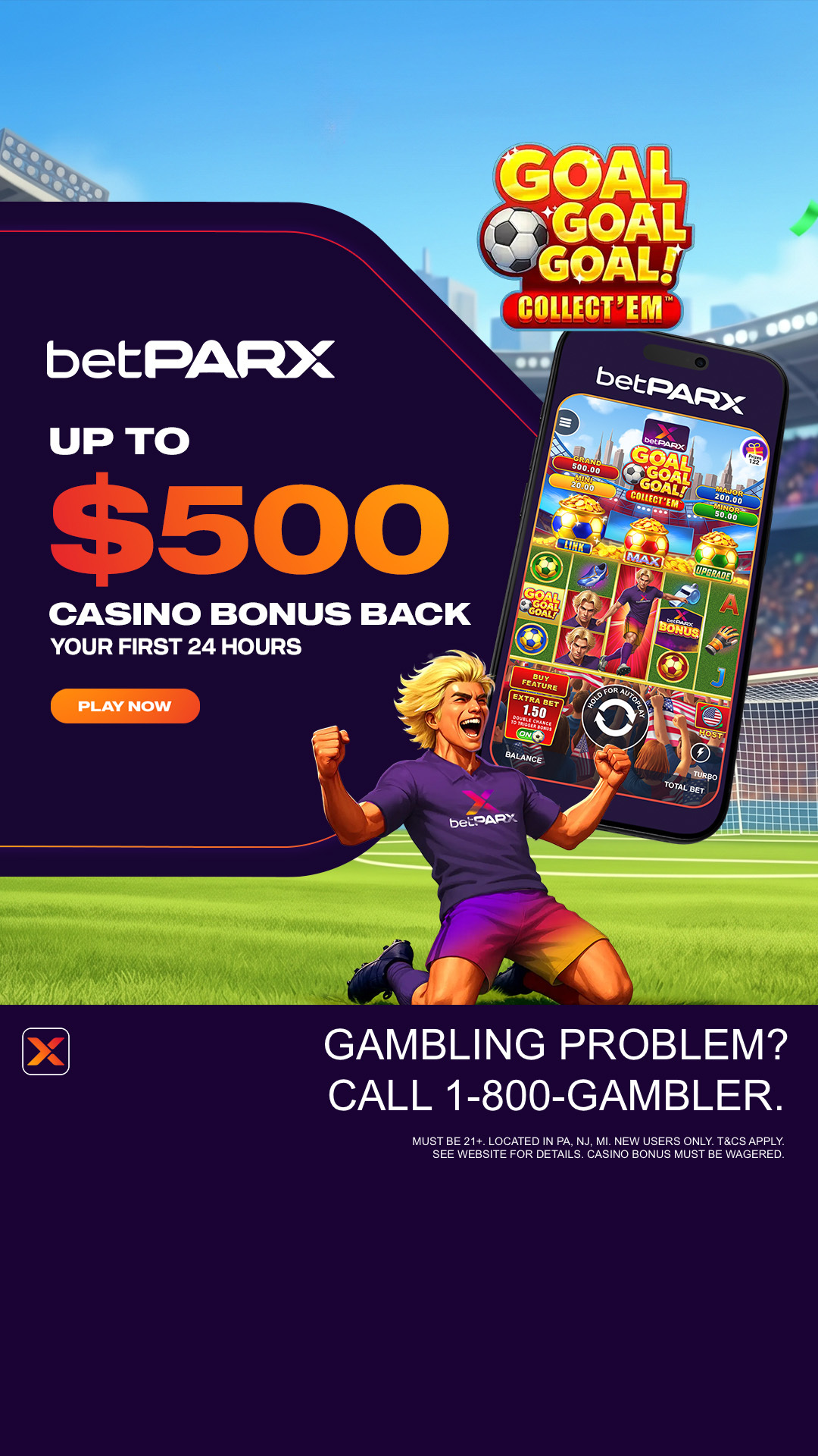 Betparx Facebook ad