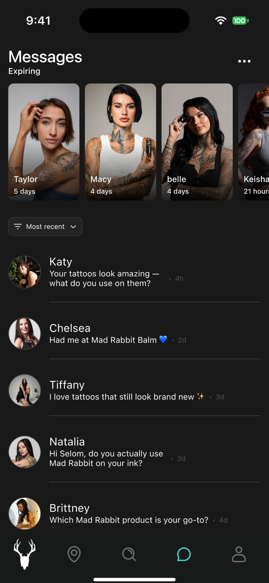 Mad Rabbit Tattoo Facebook ad