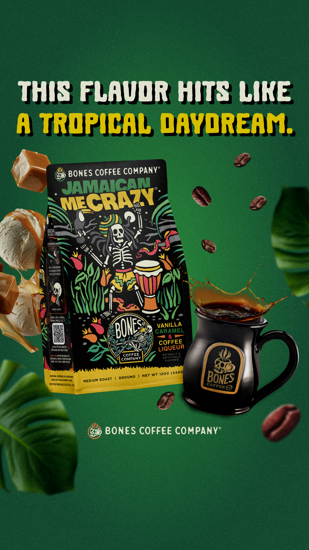 Bones Coffee Company Facebook ad