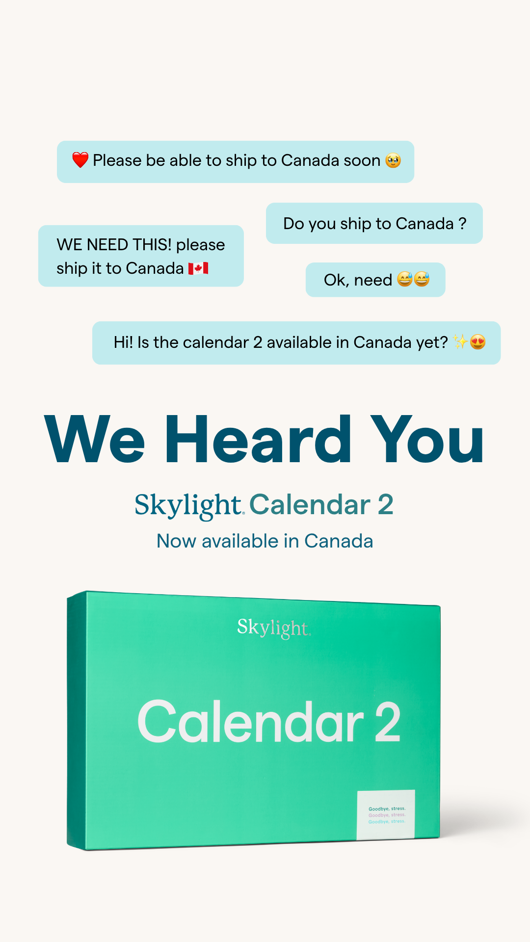 Skylight Facebook ad