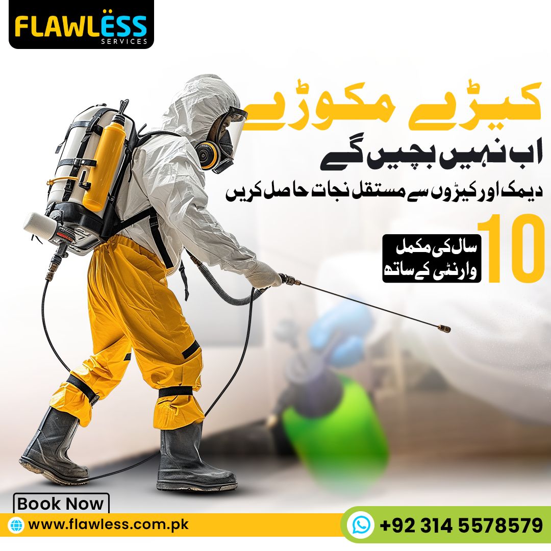 Flawless Services Facebook ad: Premium Termite Treatment & General Pest Control Services…