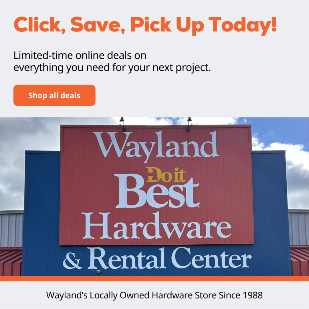 Wayland Do it Best Hardware & Rental Center Facebook ad: Your Hardware Experts