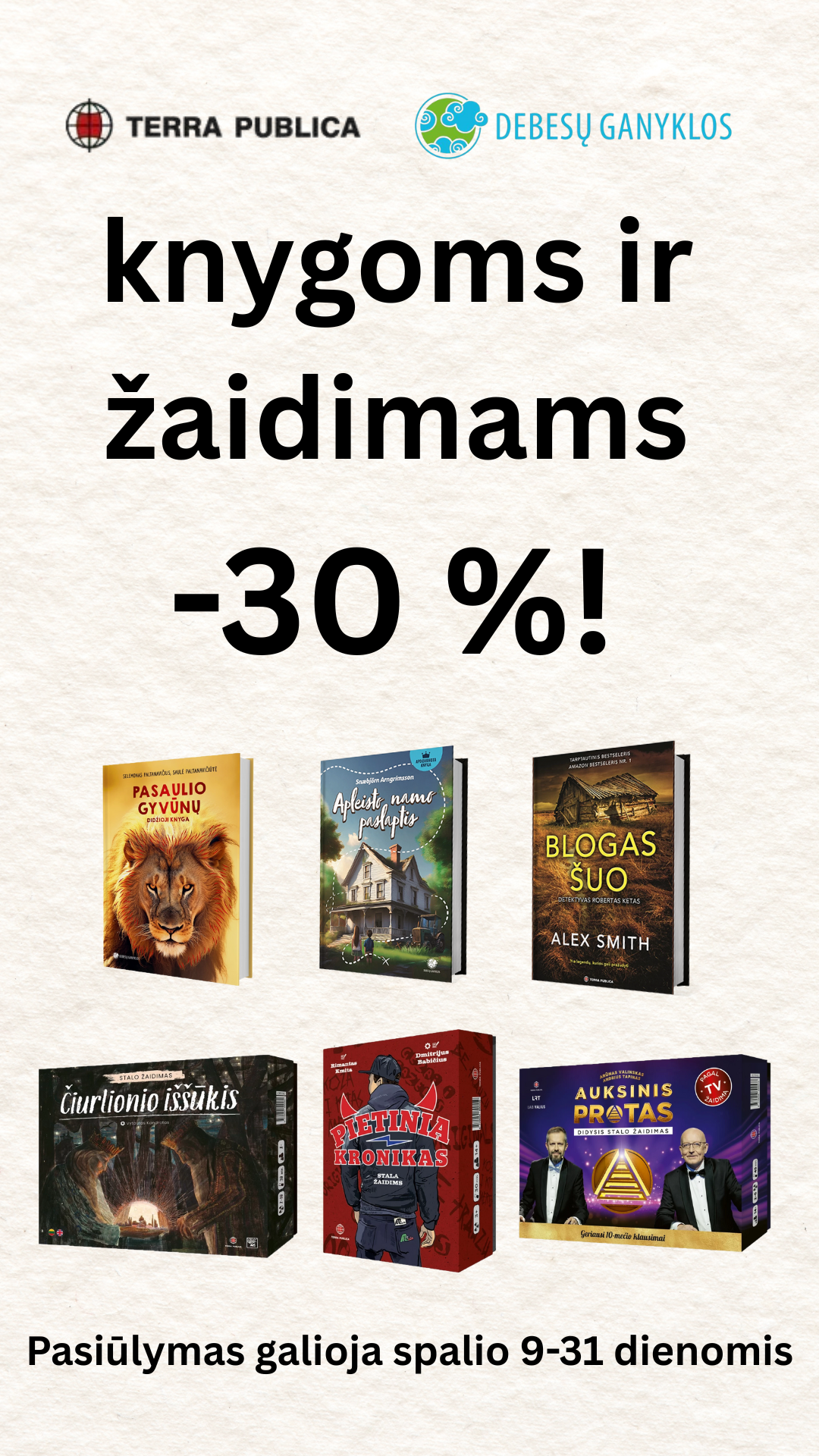 Knygynų tinklas VAGA Facebook ad